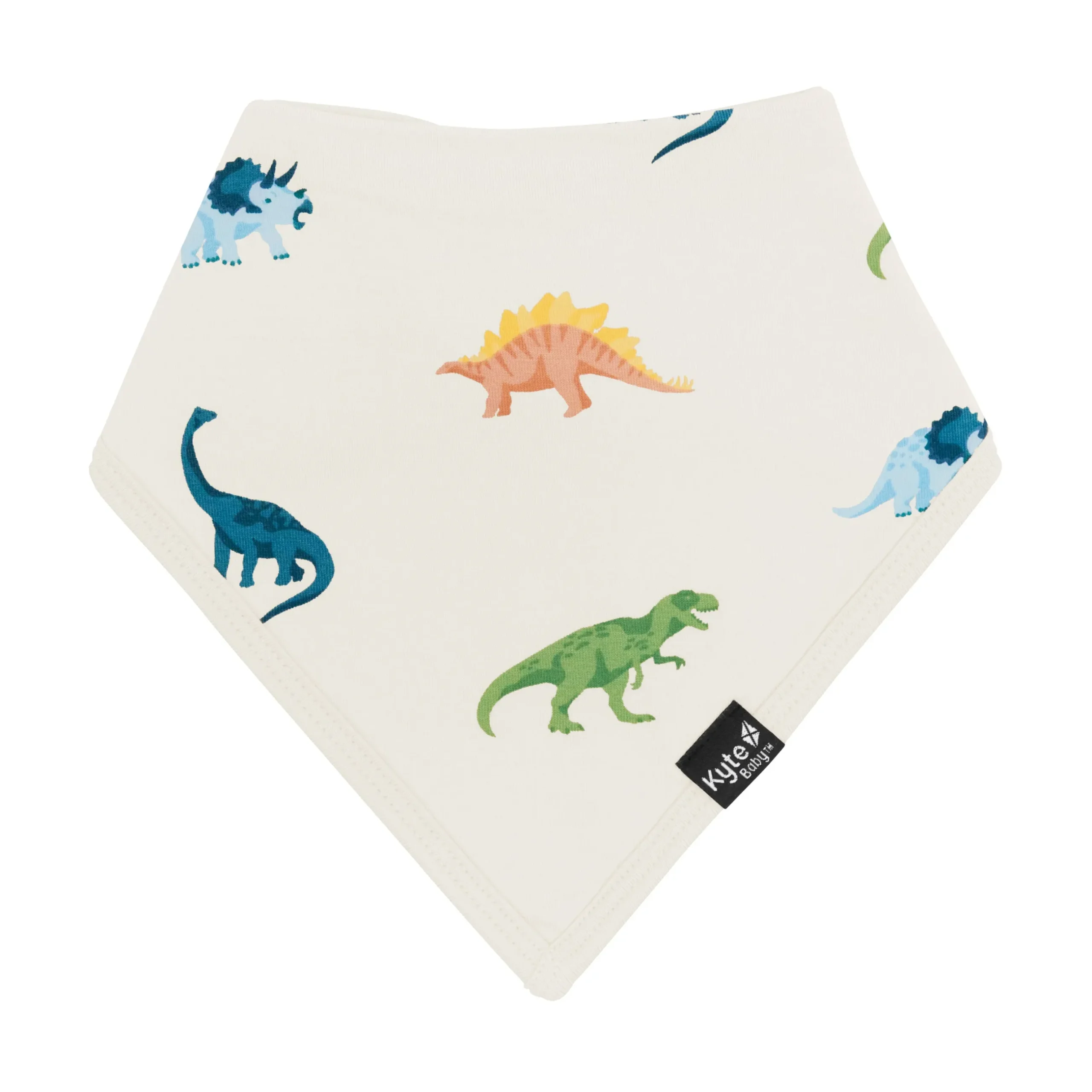 Outlet Kyte Baby Bib in Ecru Roar
