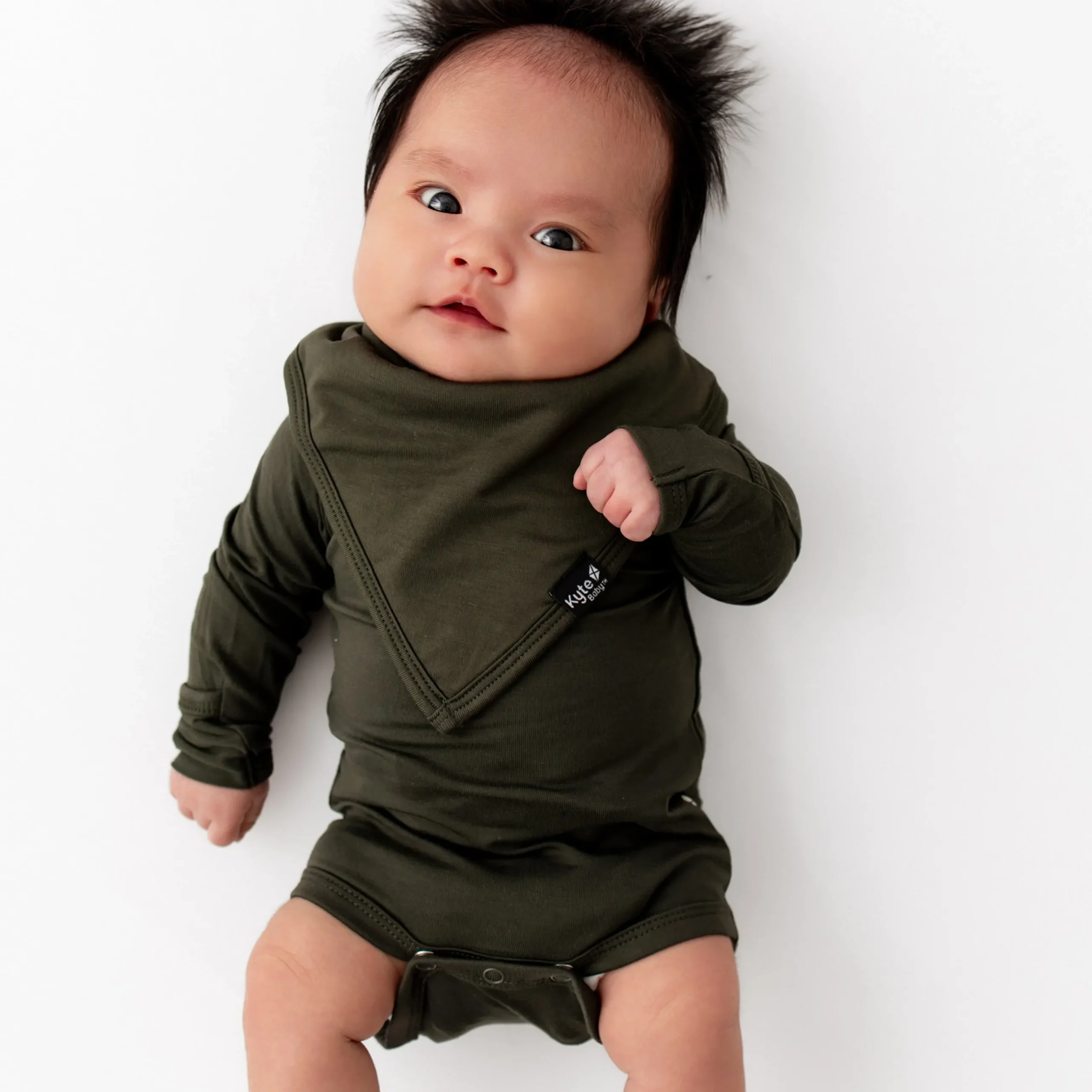 Sale Kyte Baby Bib in Fir