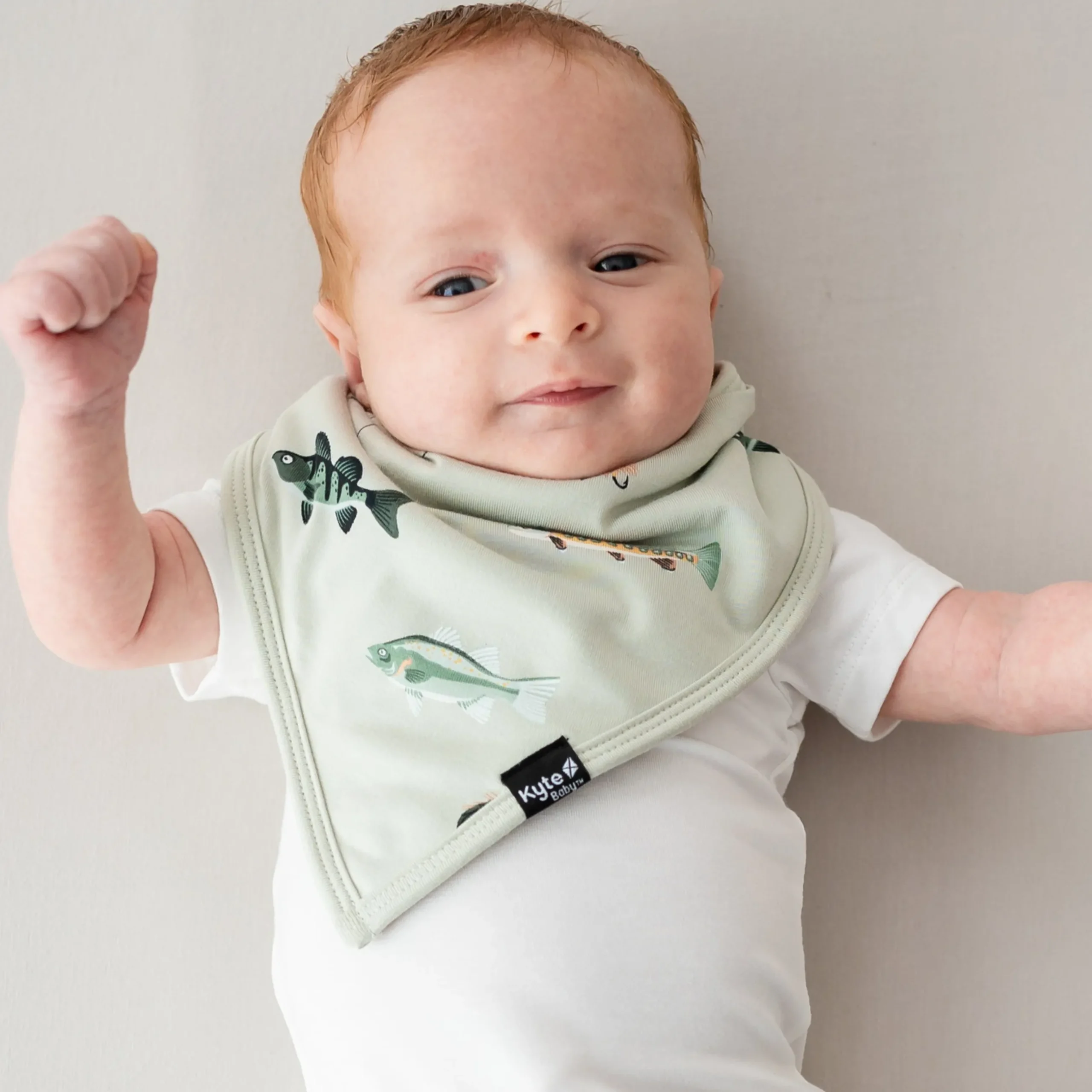 Clearance Kyte Baby Bib in Fishing