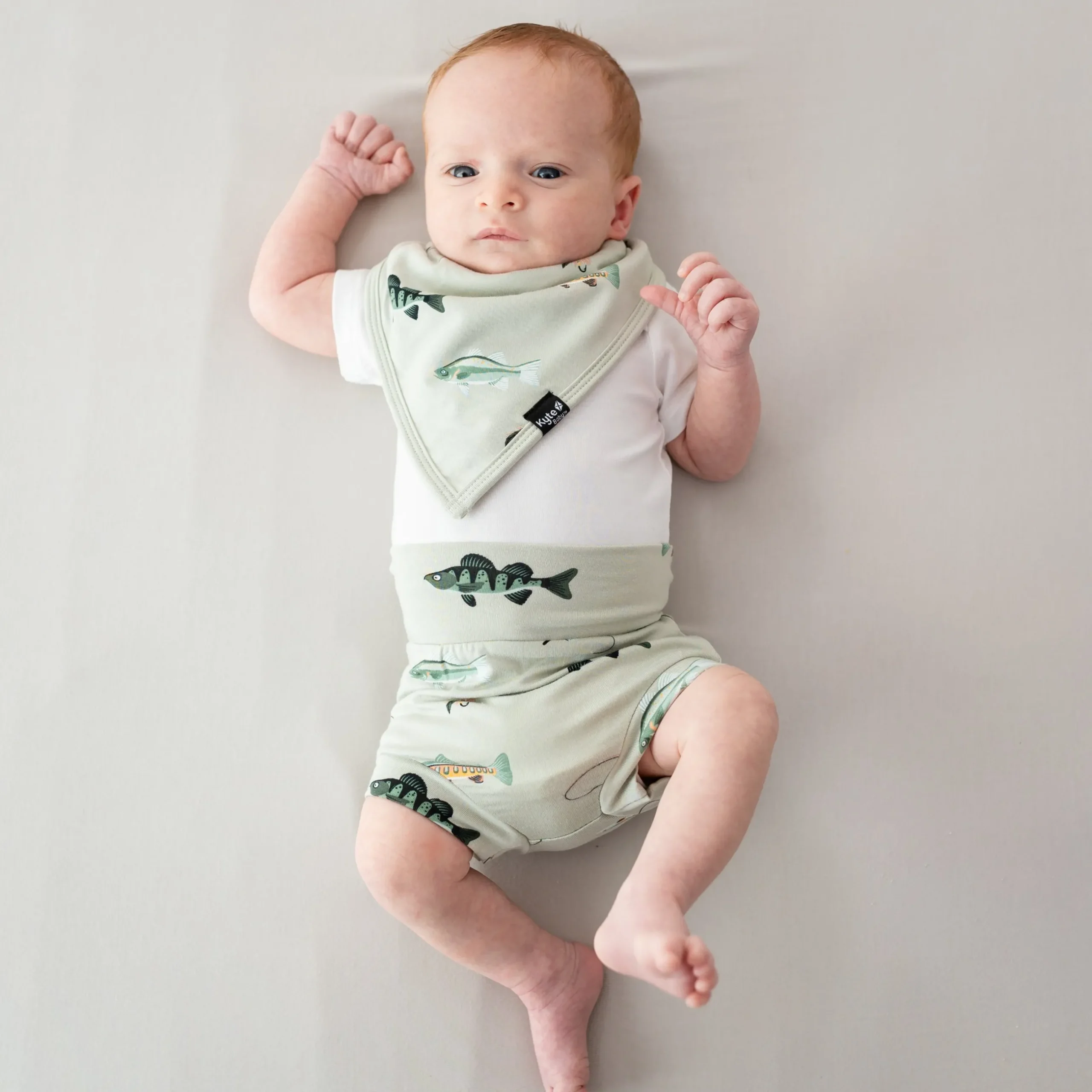 Clearance Kyte Baby Bib in Fishing