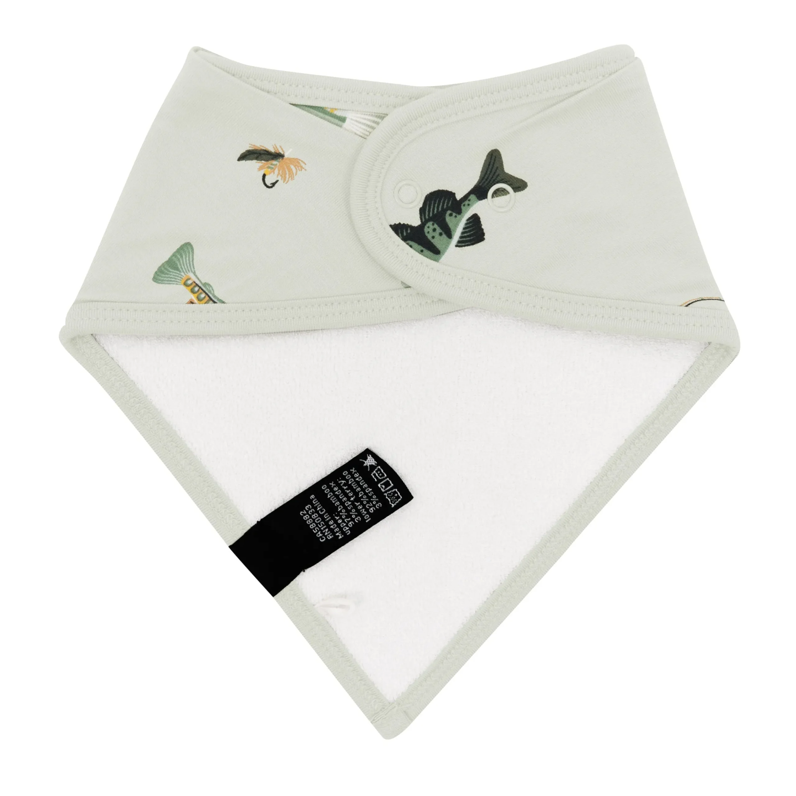 Clearance Kyte Baby Bib in Fishing