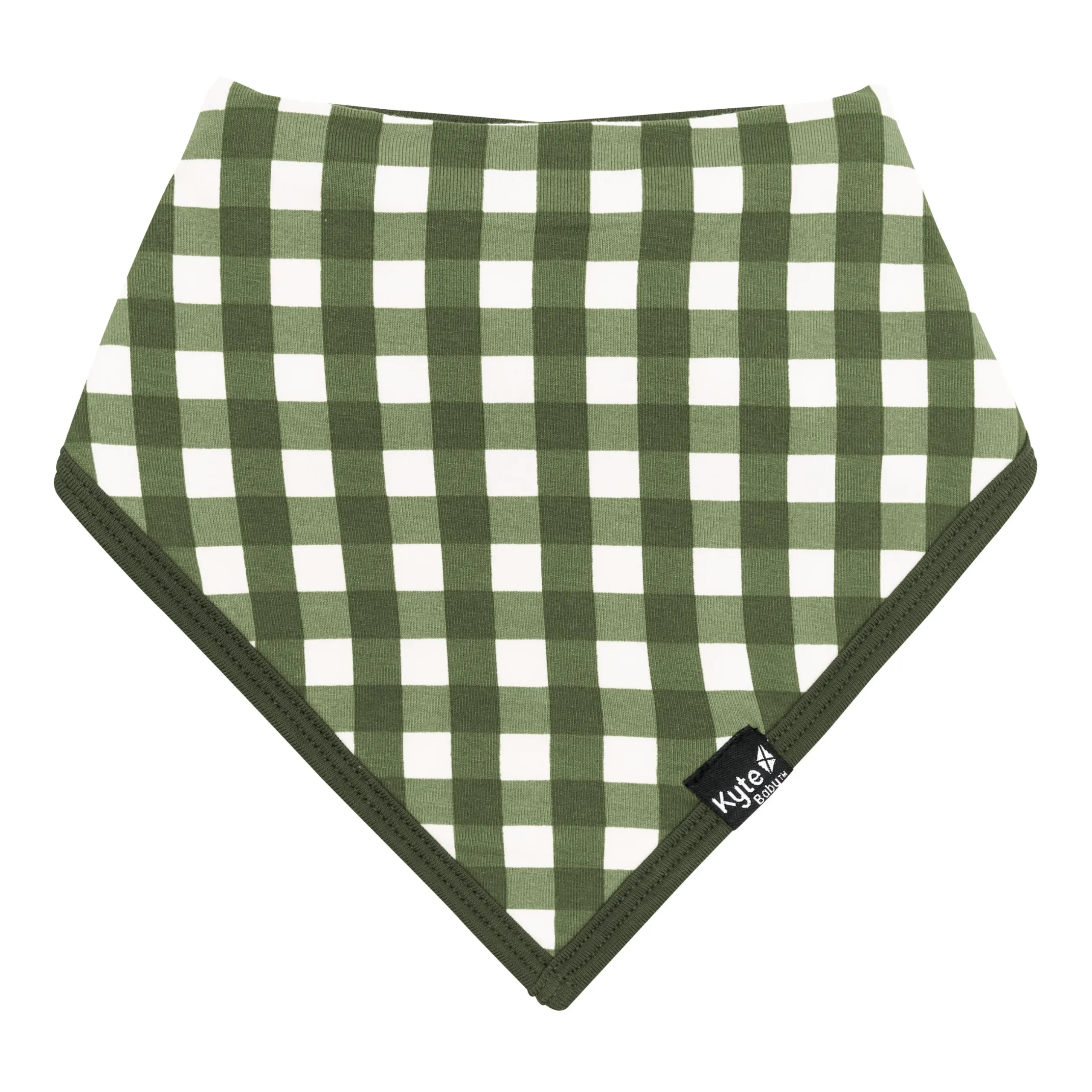 Best Kyte Baby Bib in Gingham Fir