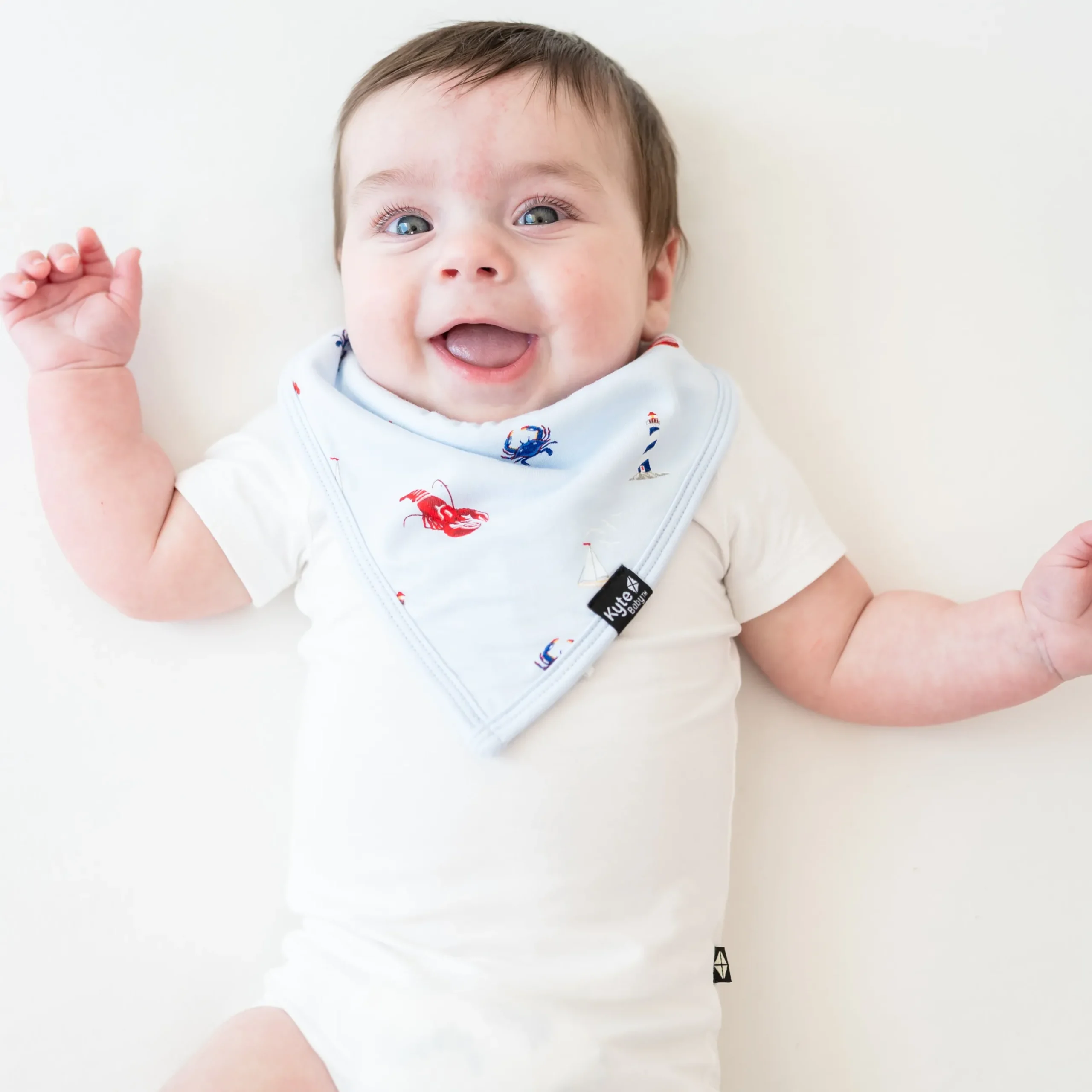 Hot Kyte Baby Bib in Harbor