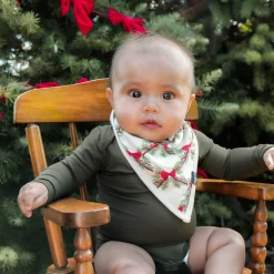 Clearance Kyte Baby Bib in Holiday Bow