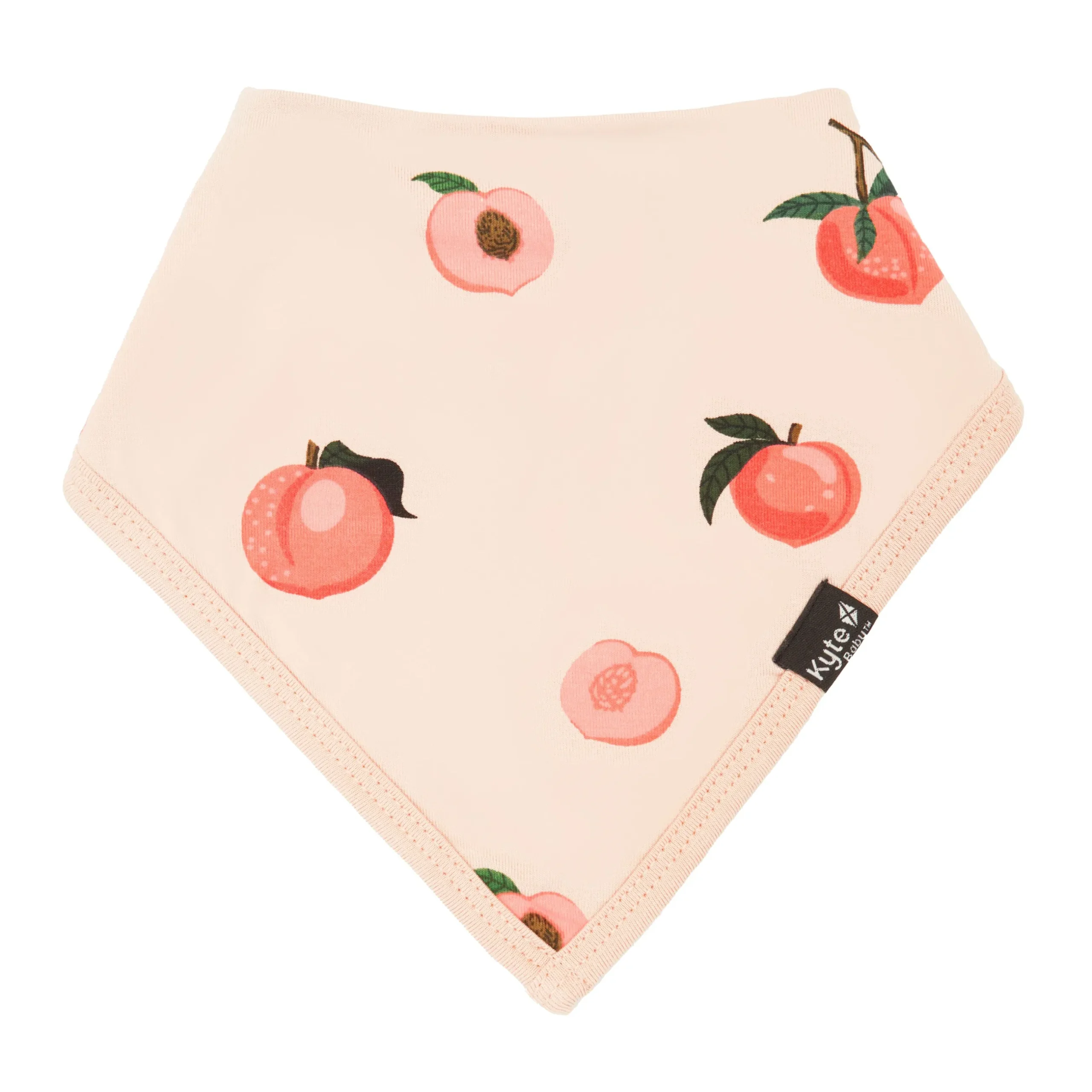 New Kyte Baby Bib in Peach