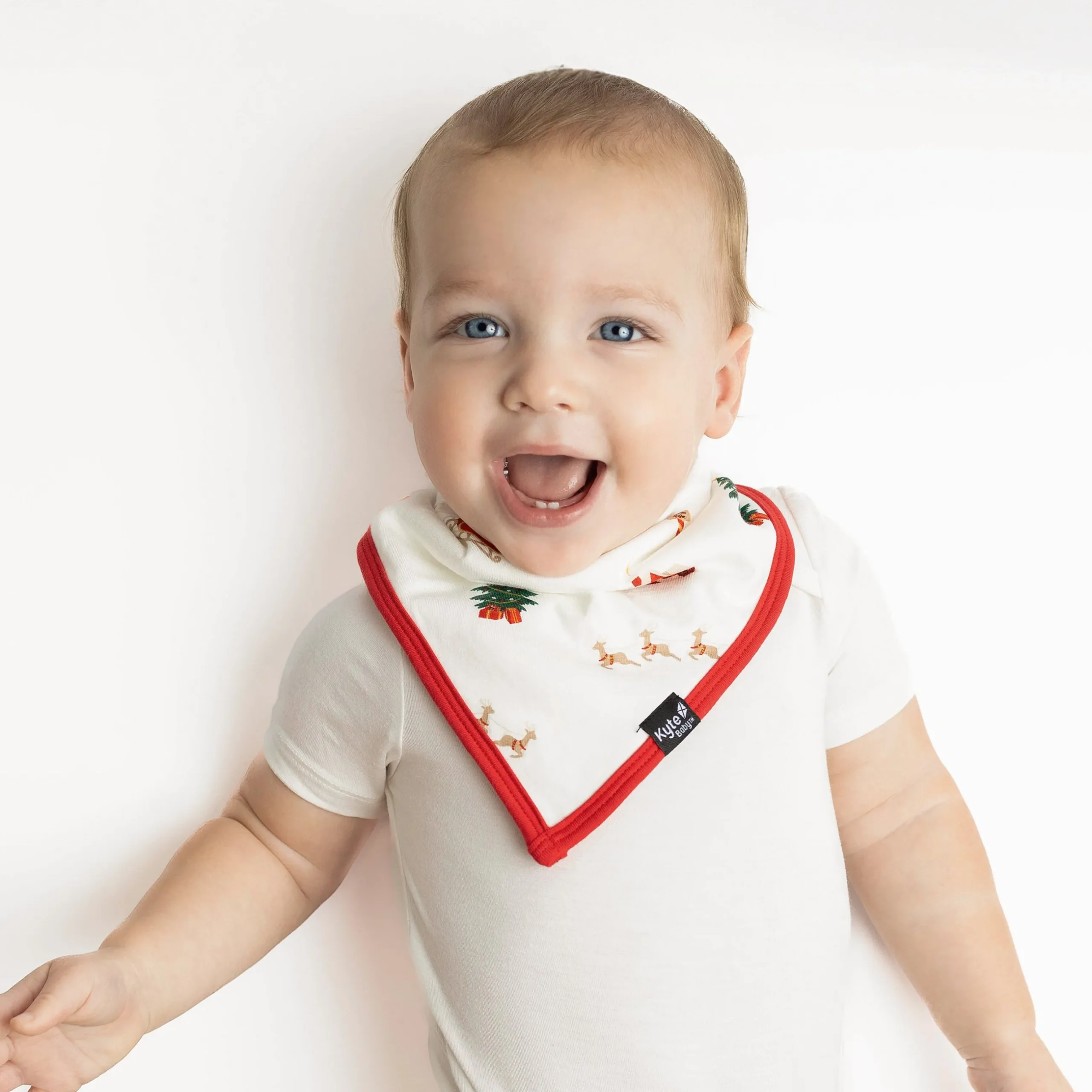 Discount Kyte Baby Bib in Santa Sleigh