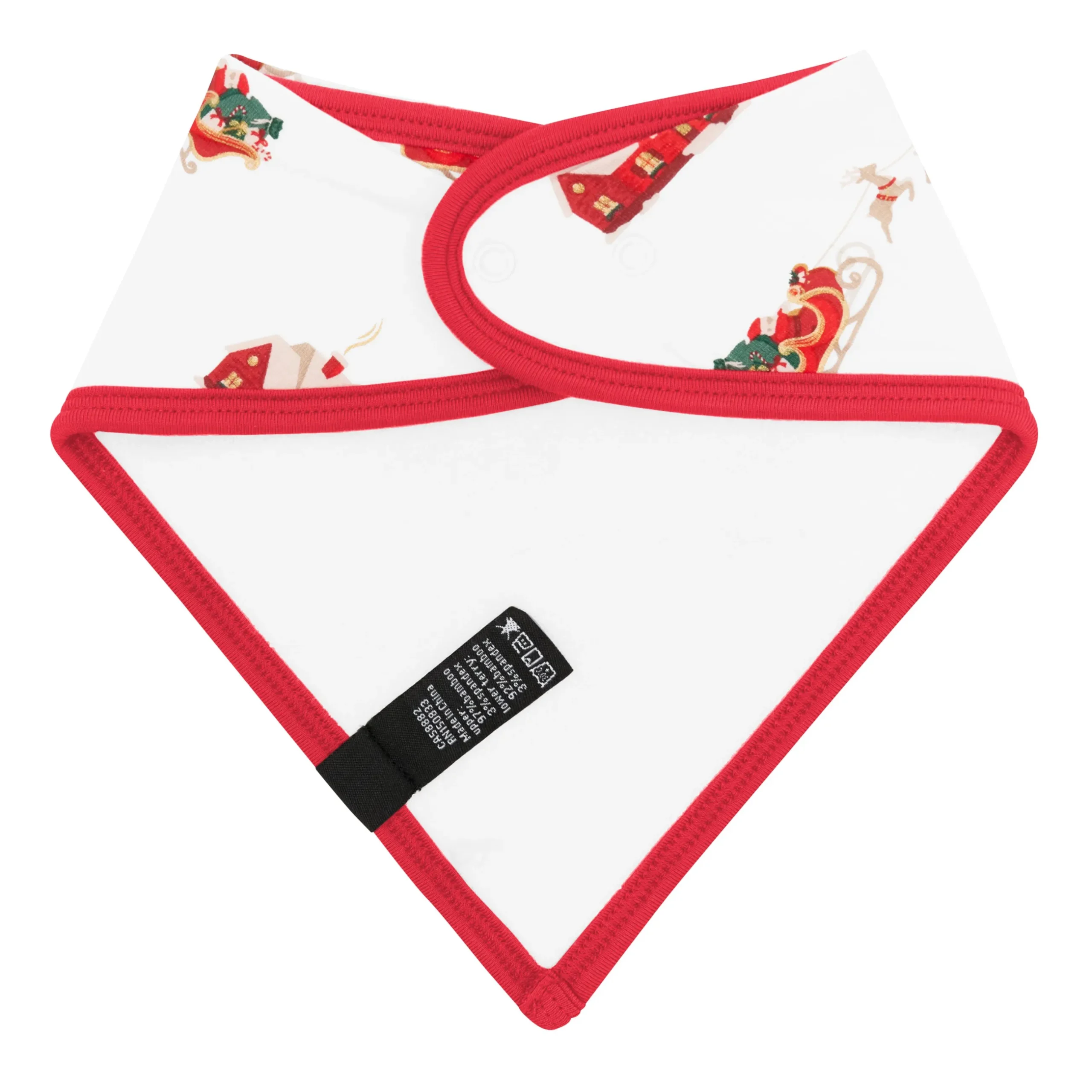 Discount Kyte Baby Bib in Santa Sleigh
