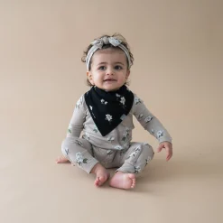 Clearance Kyte Baby Bib in Small Midnight Magnolia