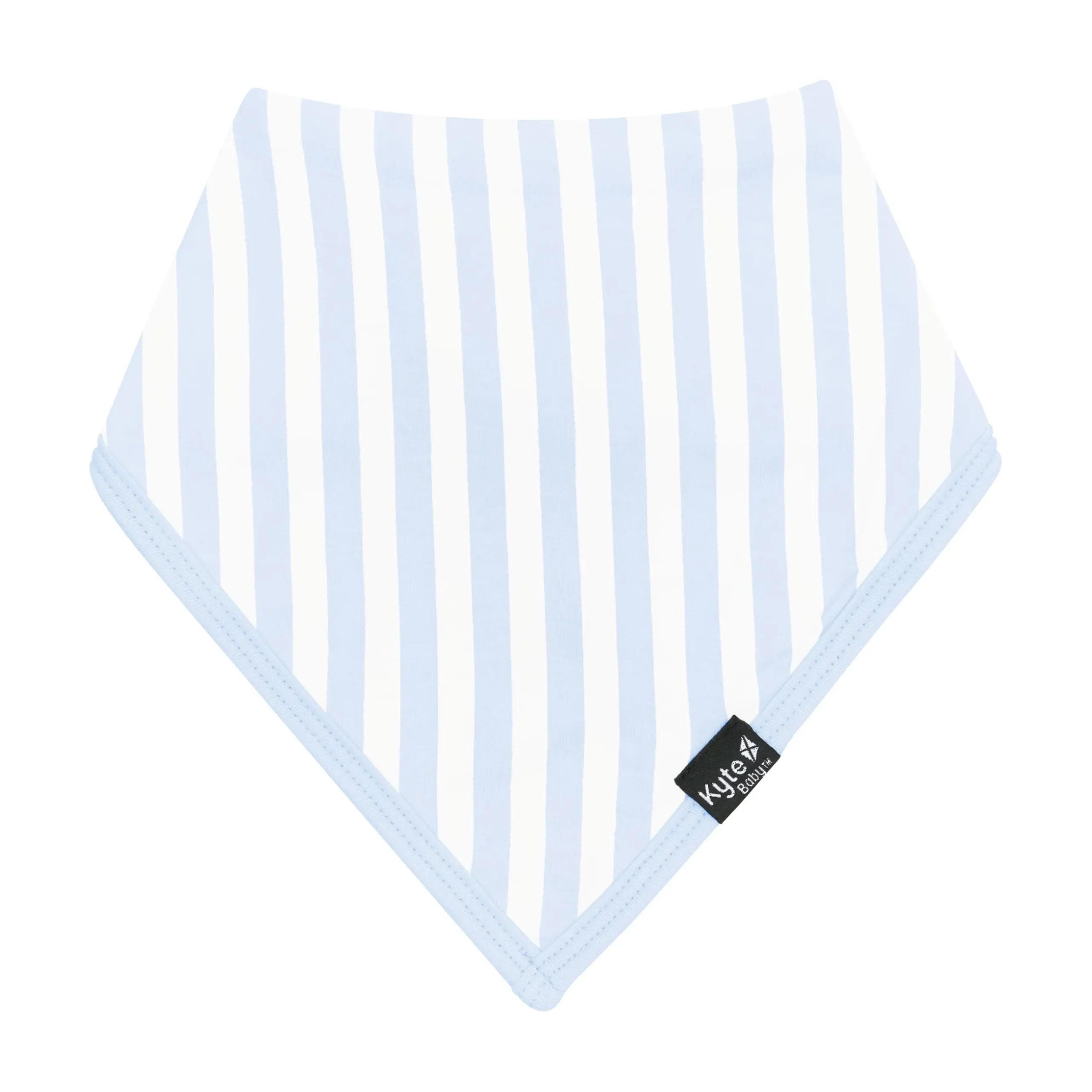 New Kyte Baby Bib in Small Mist Stripe