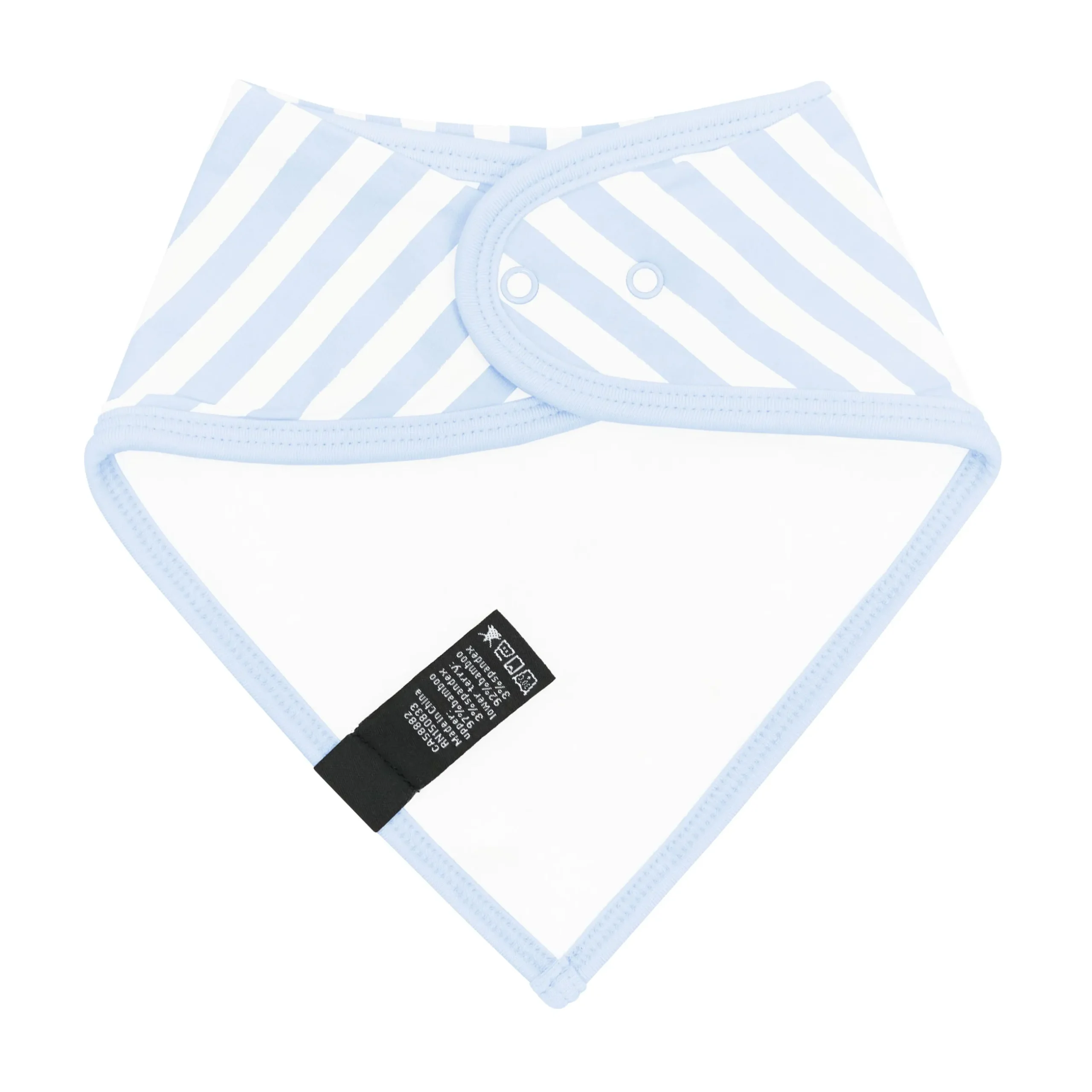New Kyte Baby Bib in Small Mist Stripe