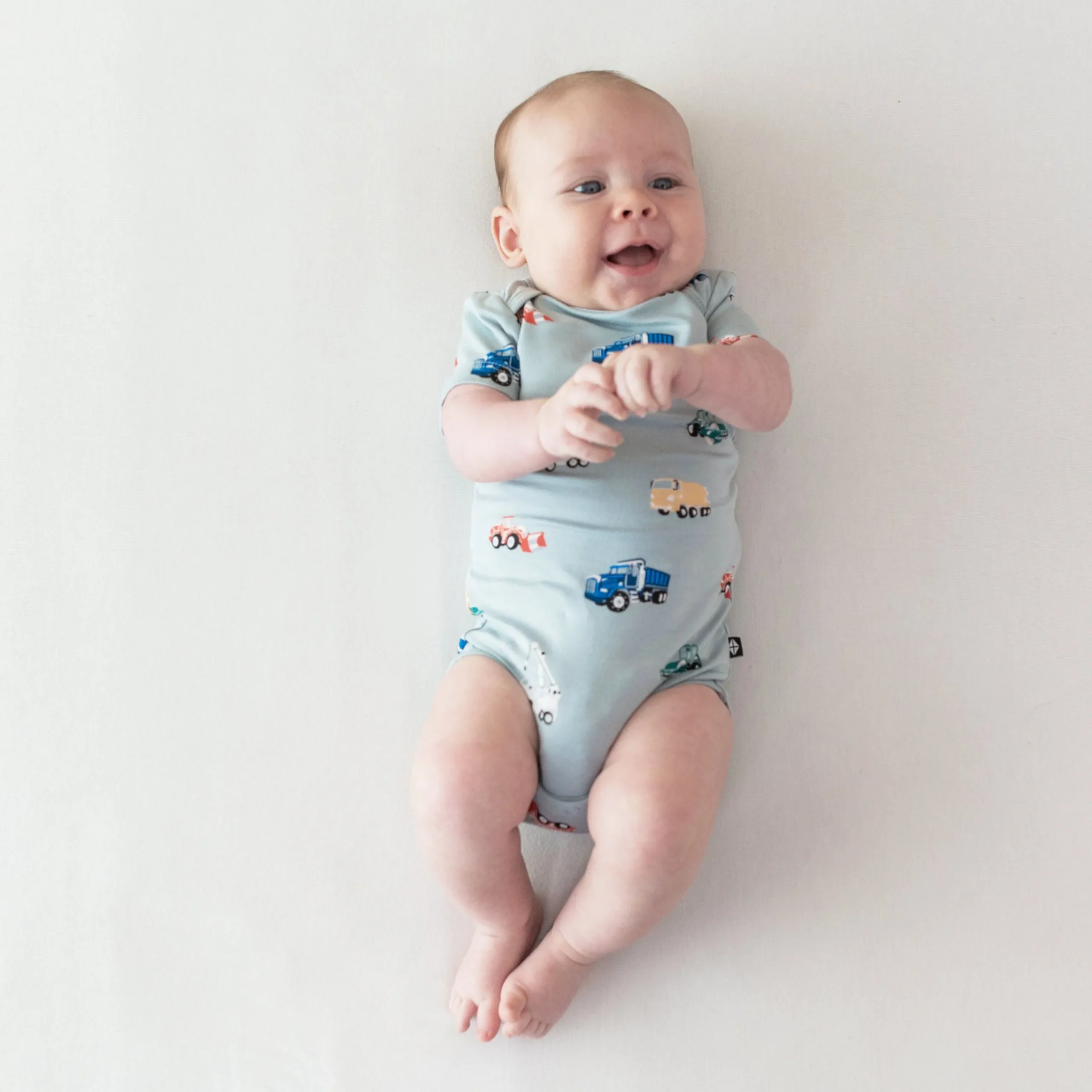New Kyte Baby Bodysuit in Construction