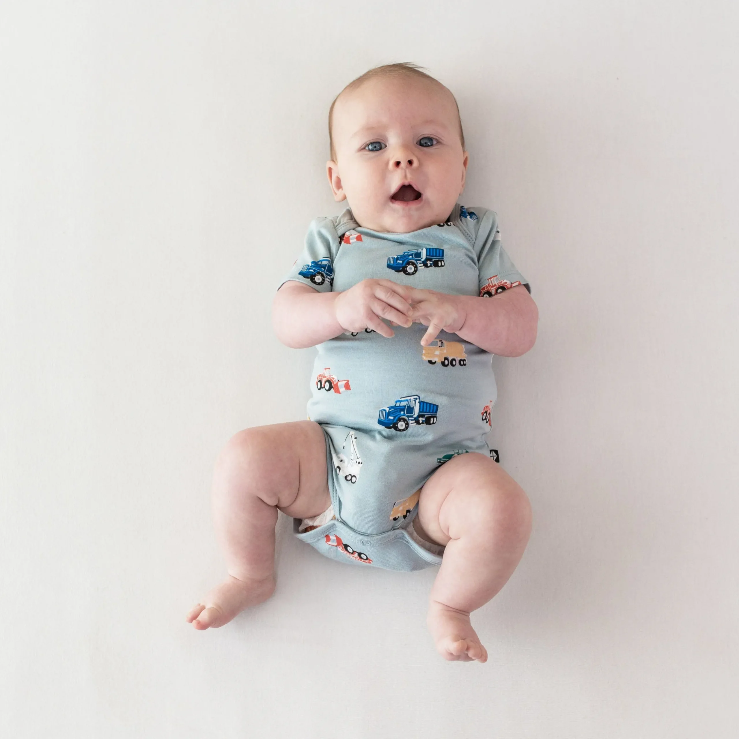 New Kyte Baby Bodysuit in Construction