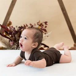 Clearance Kyte Baby Bodysuit in Espresso