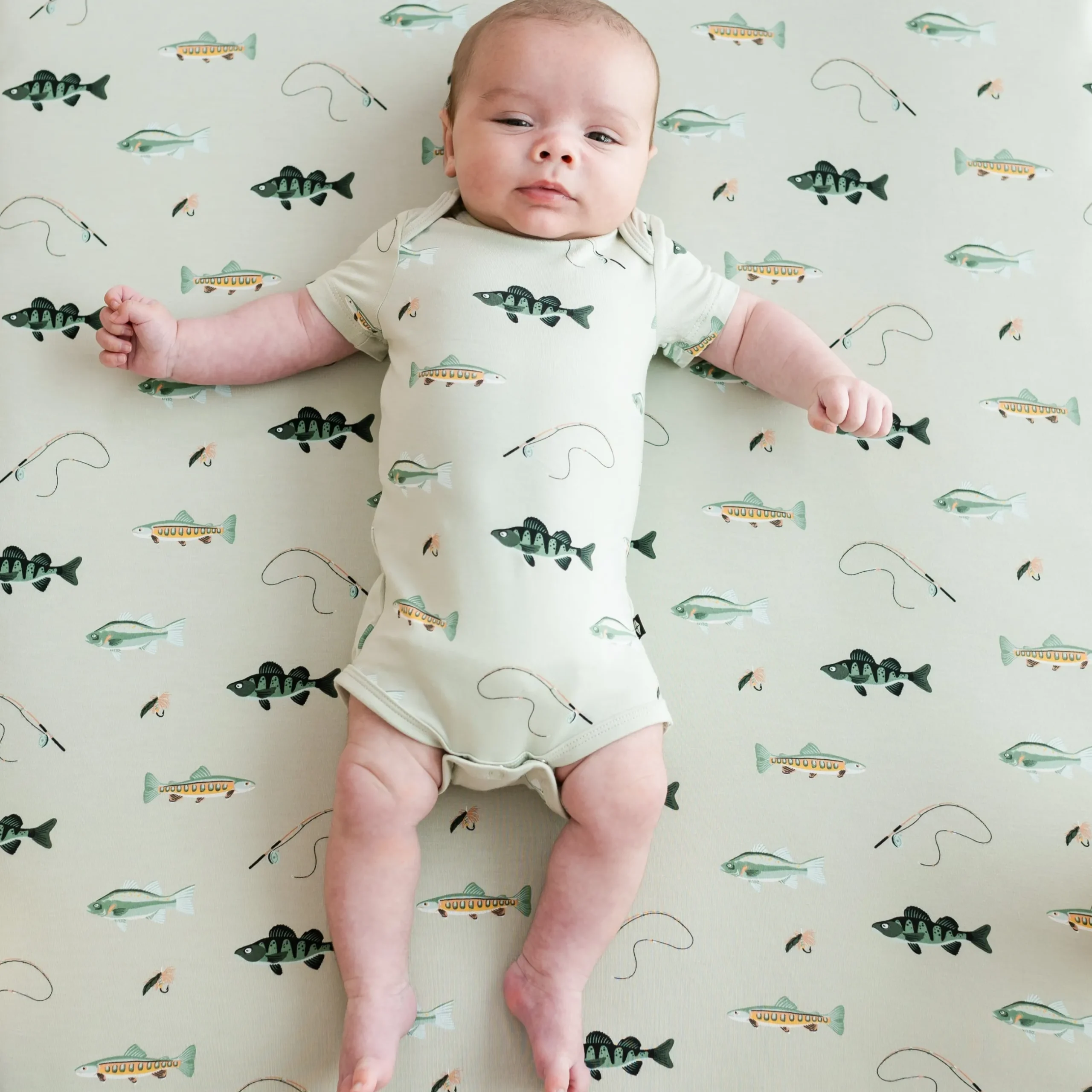 Best Kyte Baby Bodysuit in Fishing