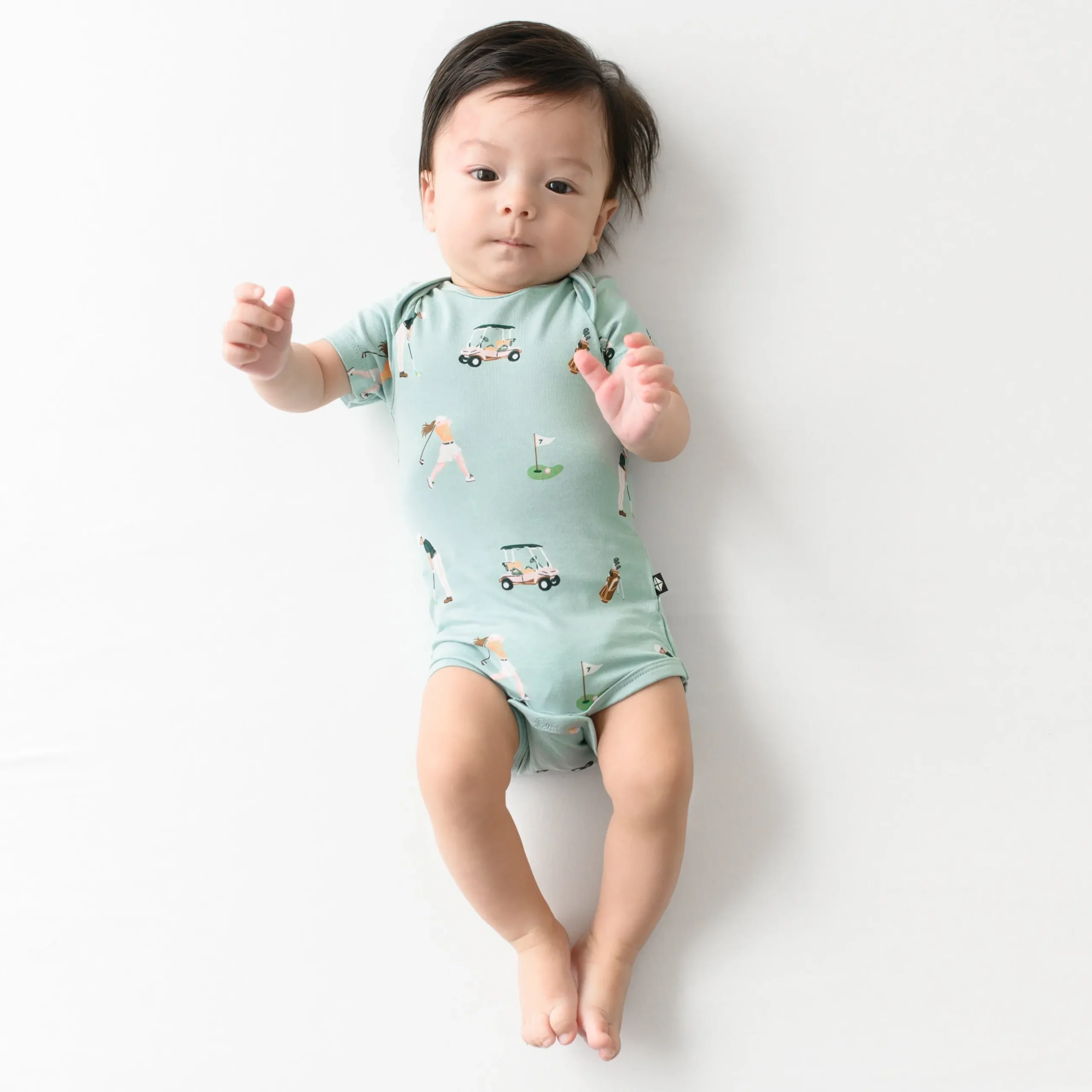 Kyte Baby Bodysuit in Golf