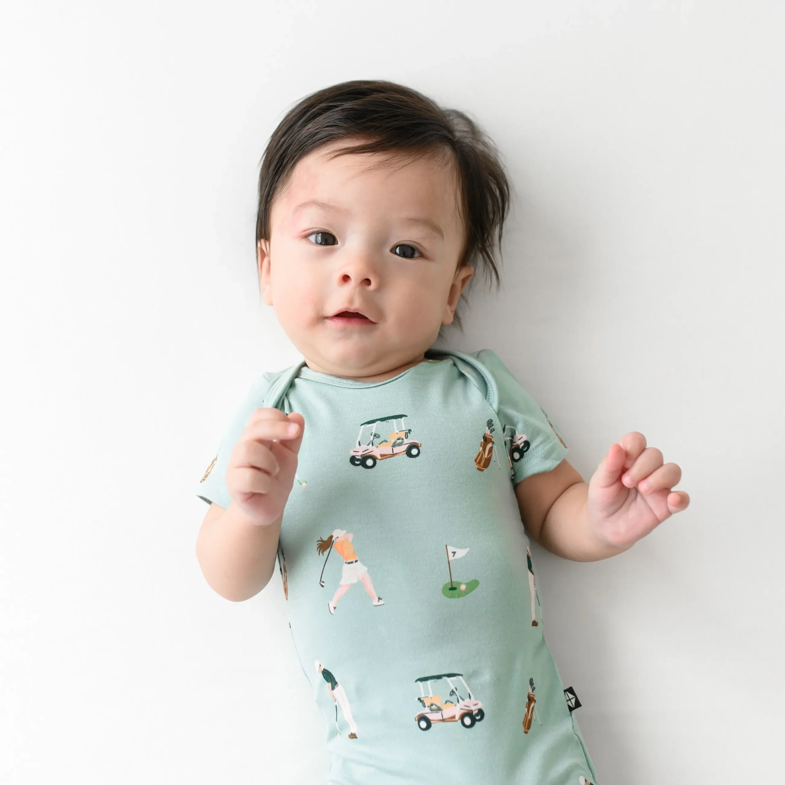 Kyte Baby Bodysuit in Golf
