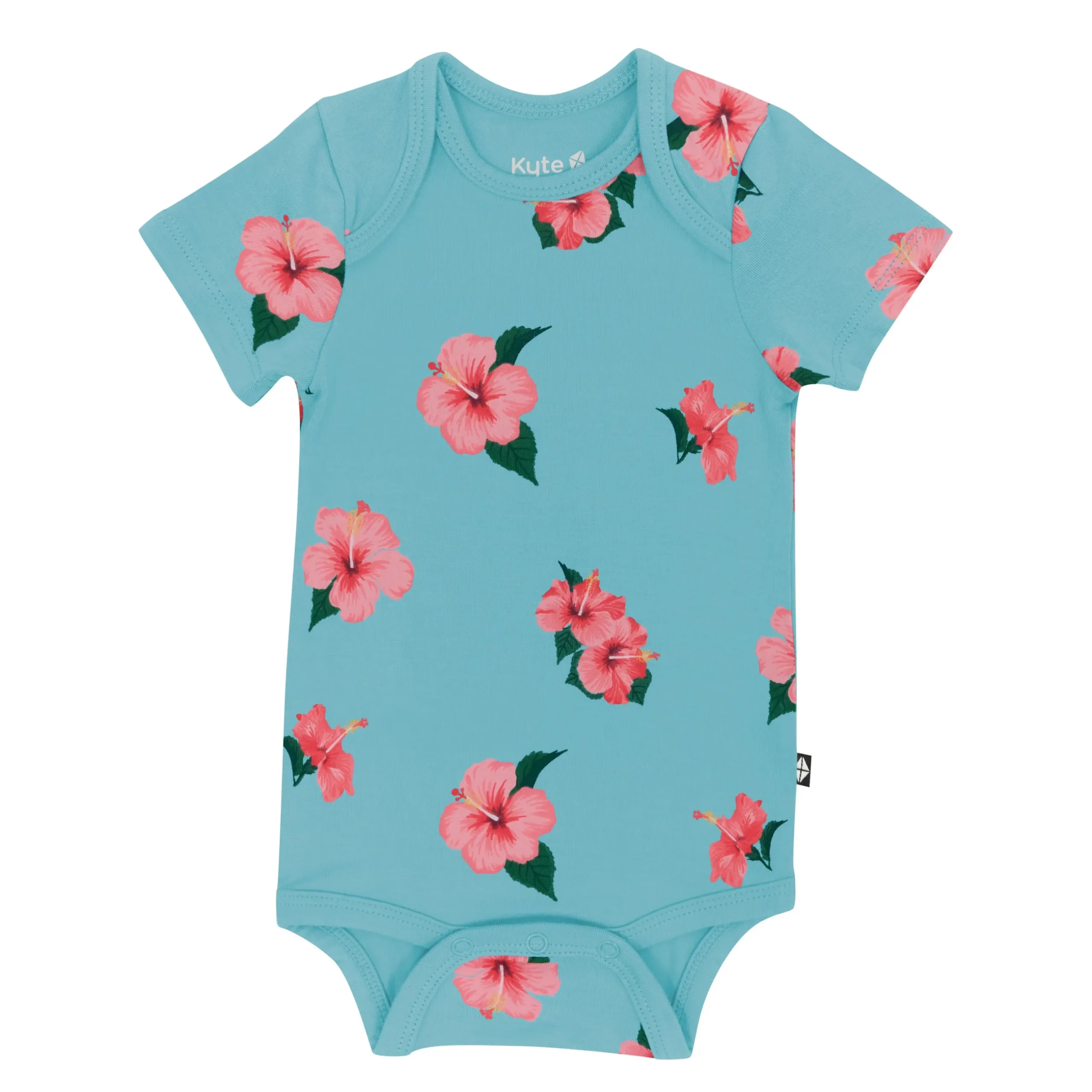 Discount Kyte Baby Bodysuit in Hibiscus