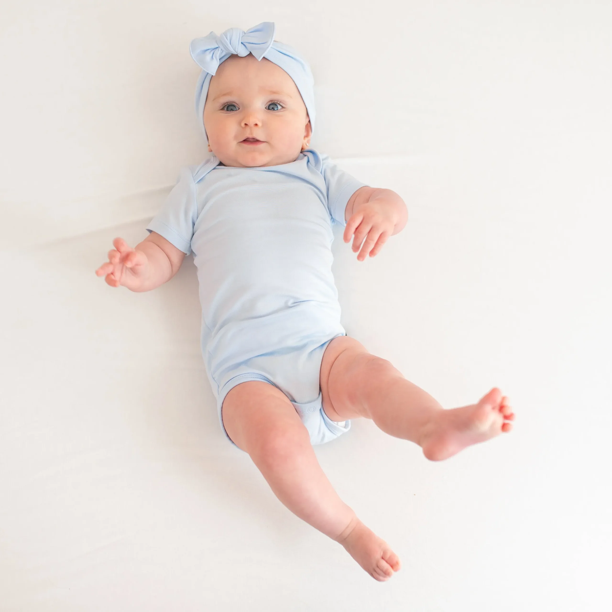 Hot Kyte Baby Bodysuit in Mist