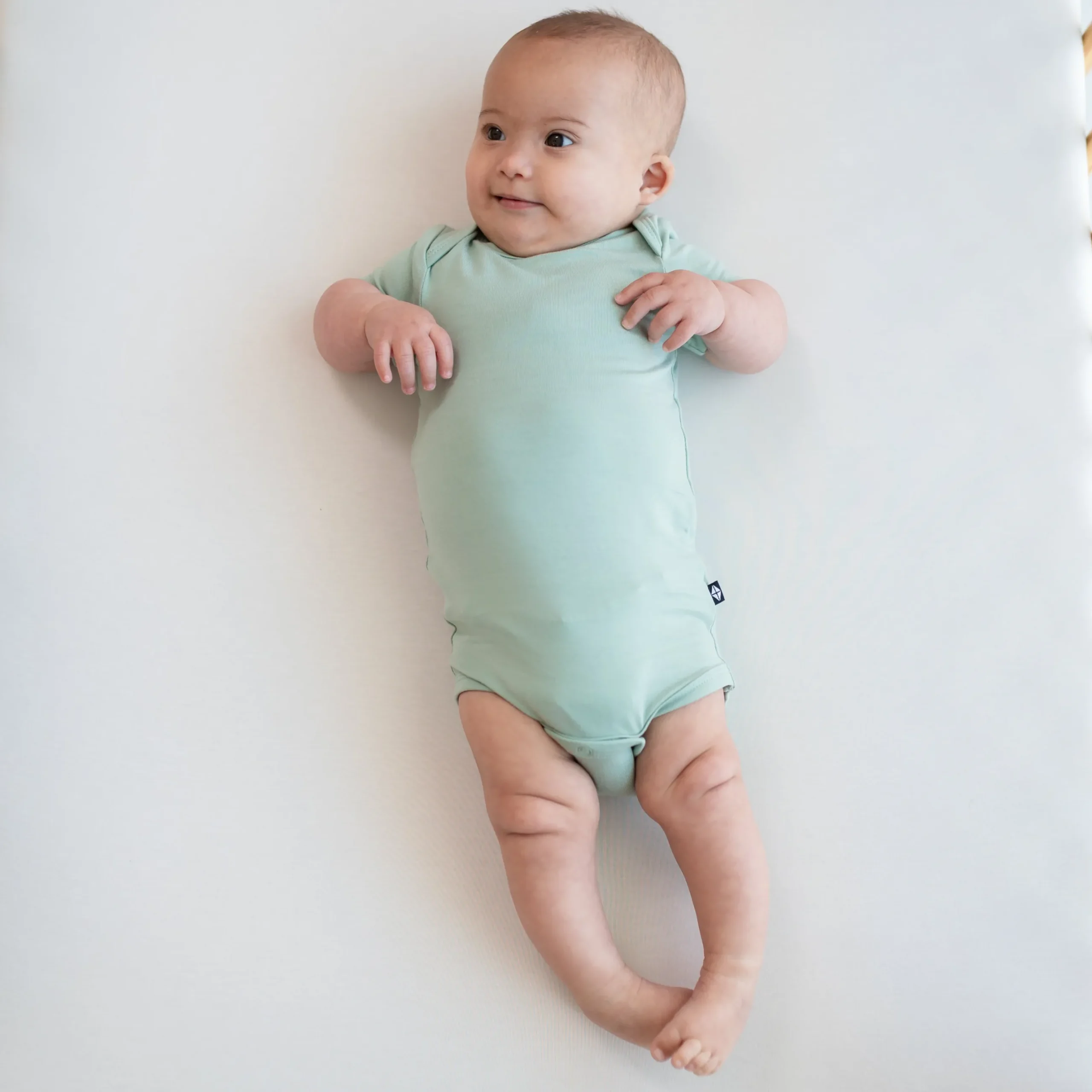 Hot Kyte Baby Bodysuit in Sage