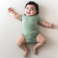 Hot Kyte Baby Bodysuit in Thyme