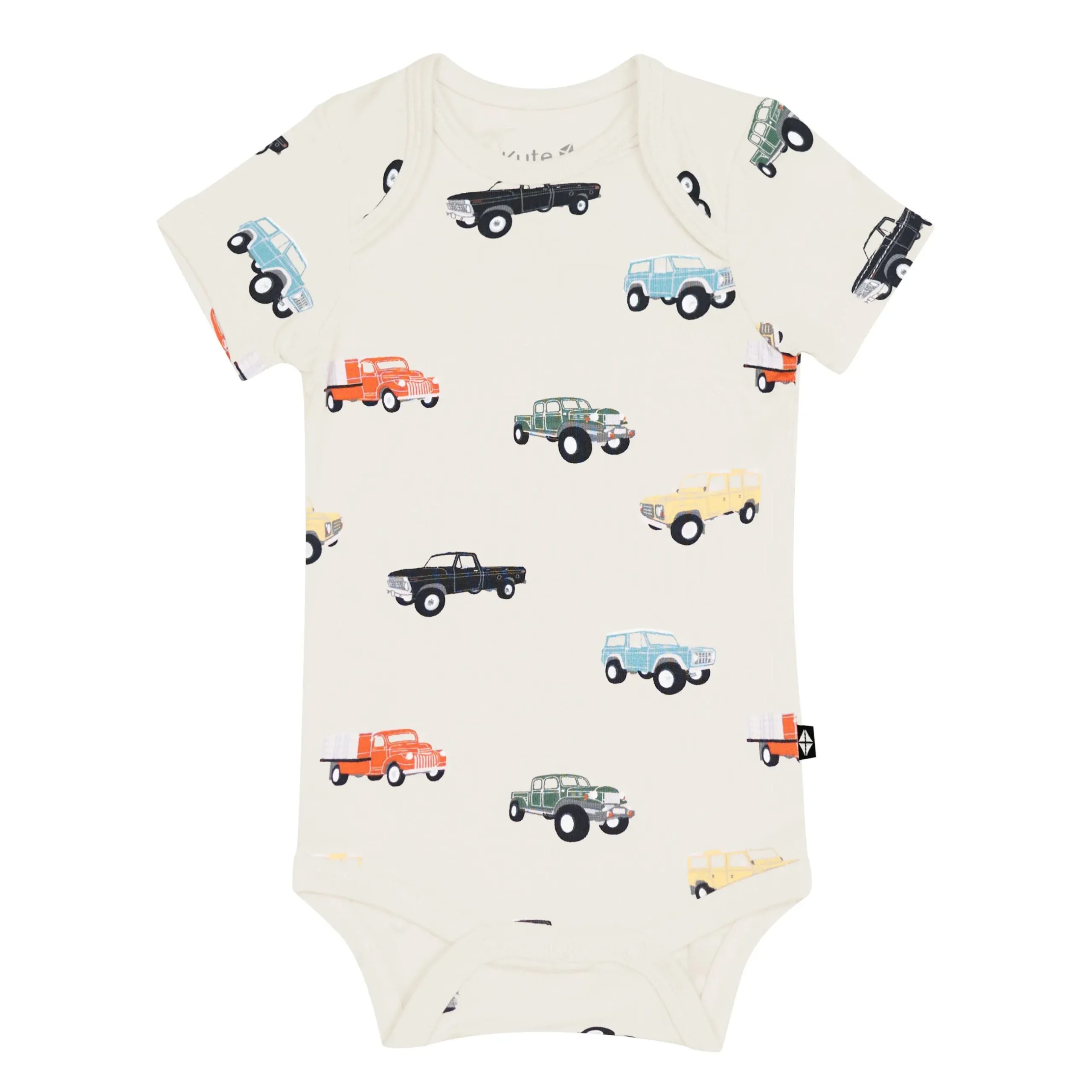 Sale Kyte Baby Bodysuit in Vintage Truck