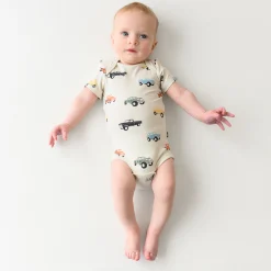Sale Kyte Baby Bodysuit in Vintage Truck