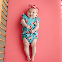 Kyte Baby Bubble Romper in Hibiscus