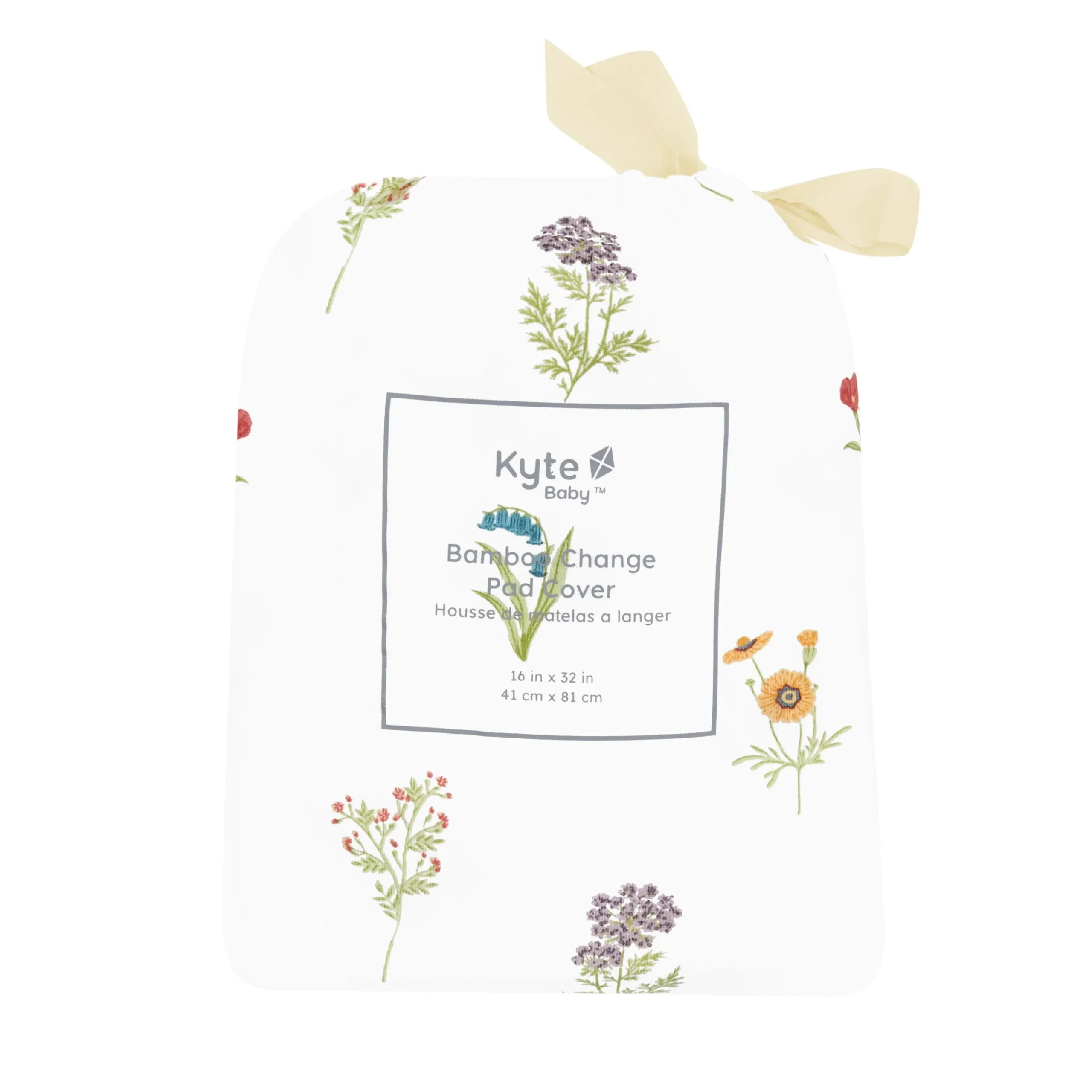 Hot Kyte Baby Change Pad Cover in Wildflower
