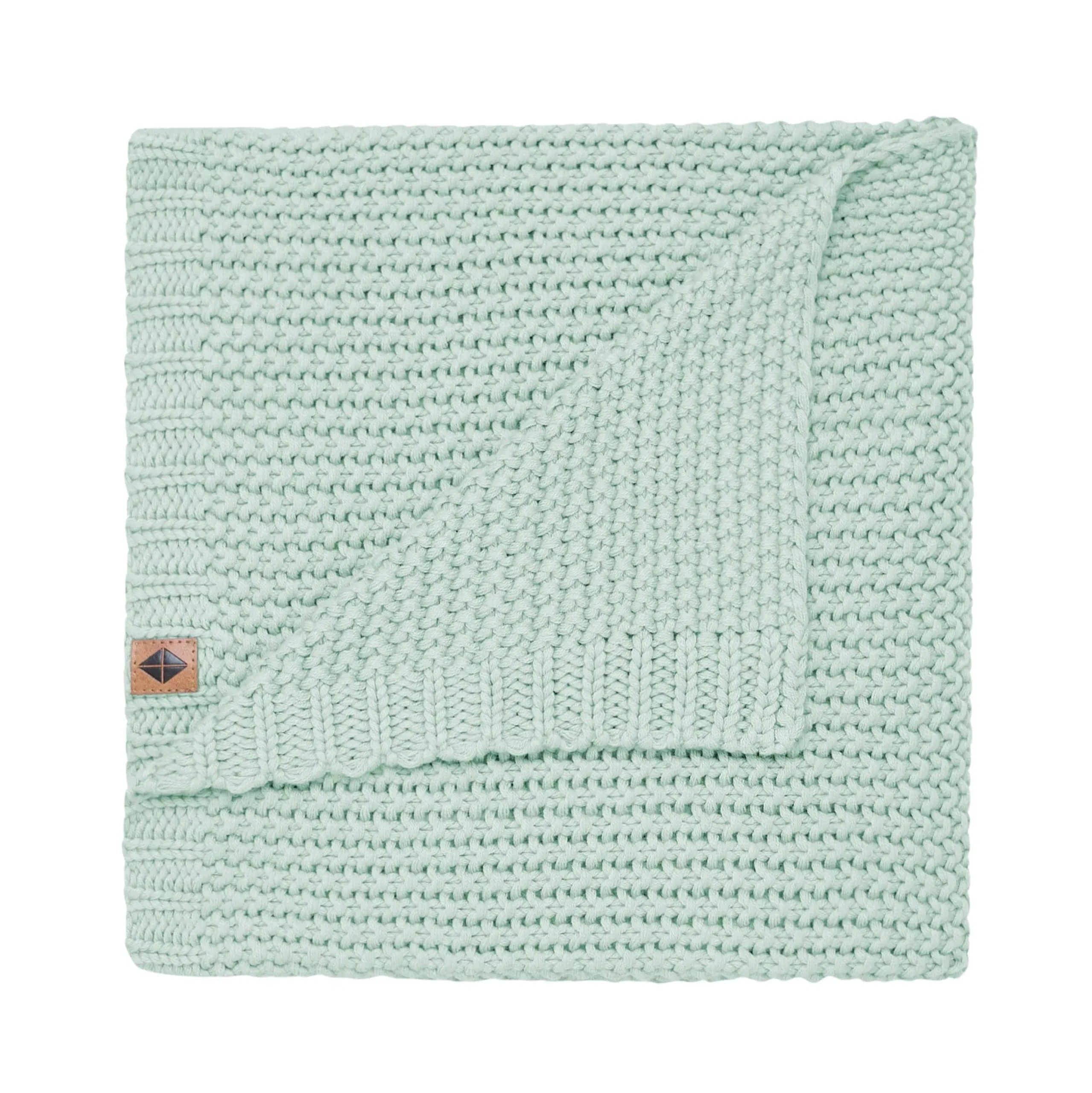 Clearance Kyte Baby Chunky Knit Baby Blanket in Sage
