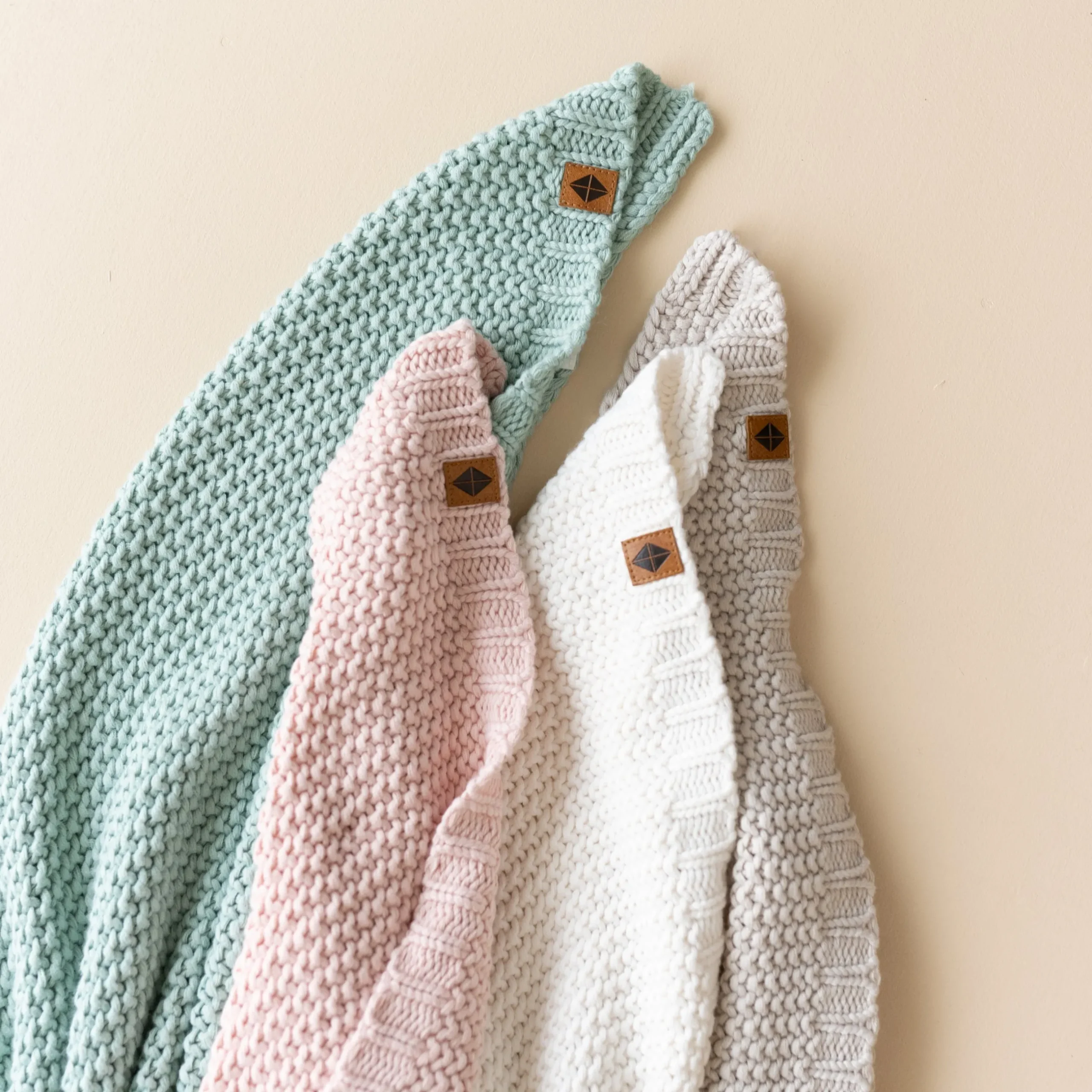 Clearance Kyte Baby Chunky Knit Baby Blanket in Sage