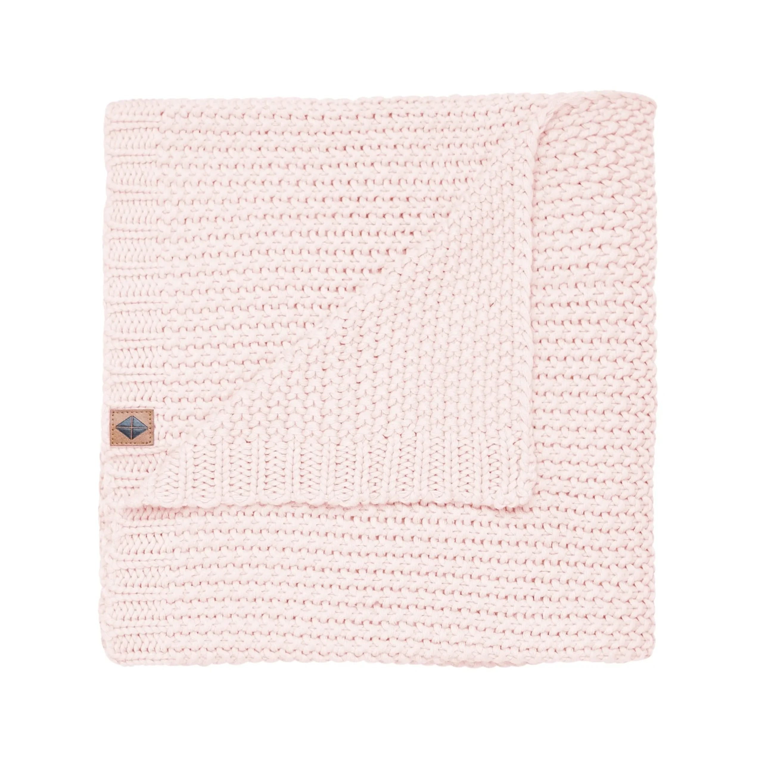 Sale Kyte Baby Chunky Knit Baby Blanket in Blush