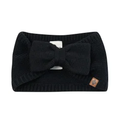 Kyte Baby Chunky Knit Bow Headband in Midnight