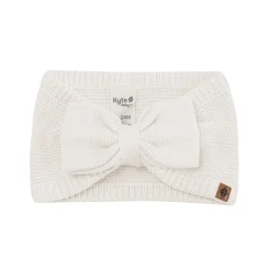 Outlet Kyte Baby Chunky Knit Bow Headband in Oat