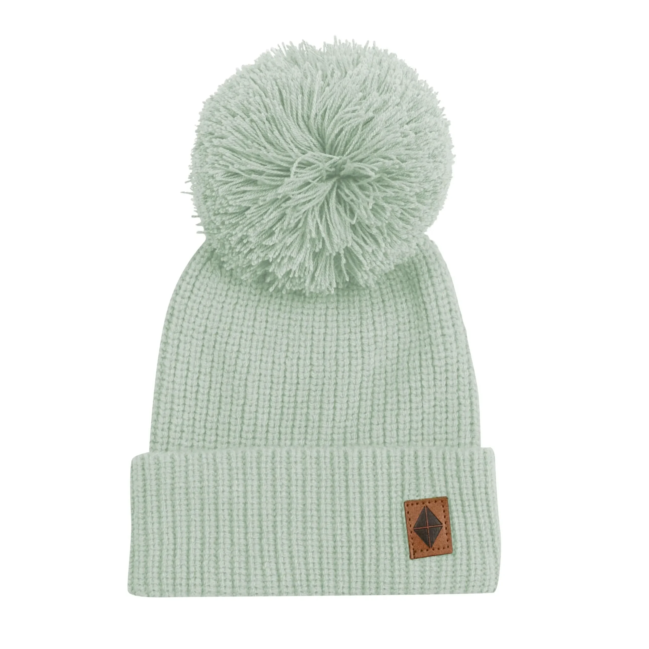 Best Kyte Baby Chunky Knit Pom Beanie in Thyme