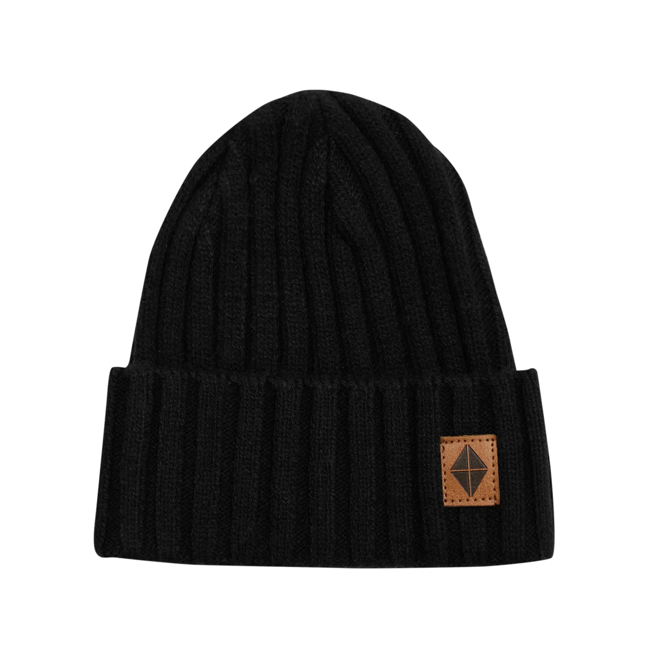 New Kyte Baby Chunky Knit Ribbed Beanie in Midnight
