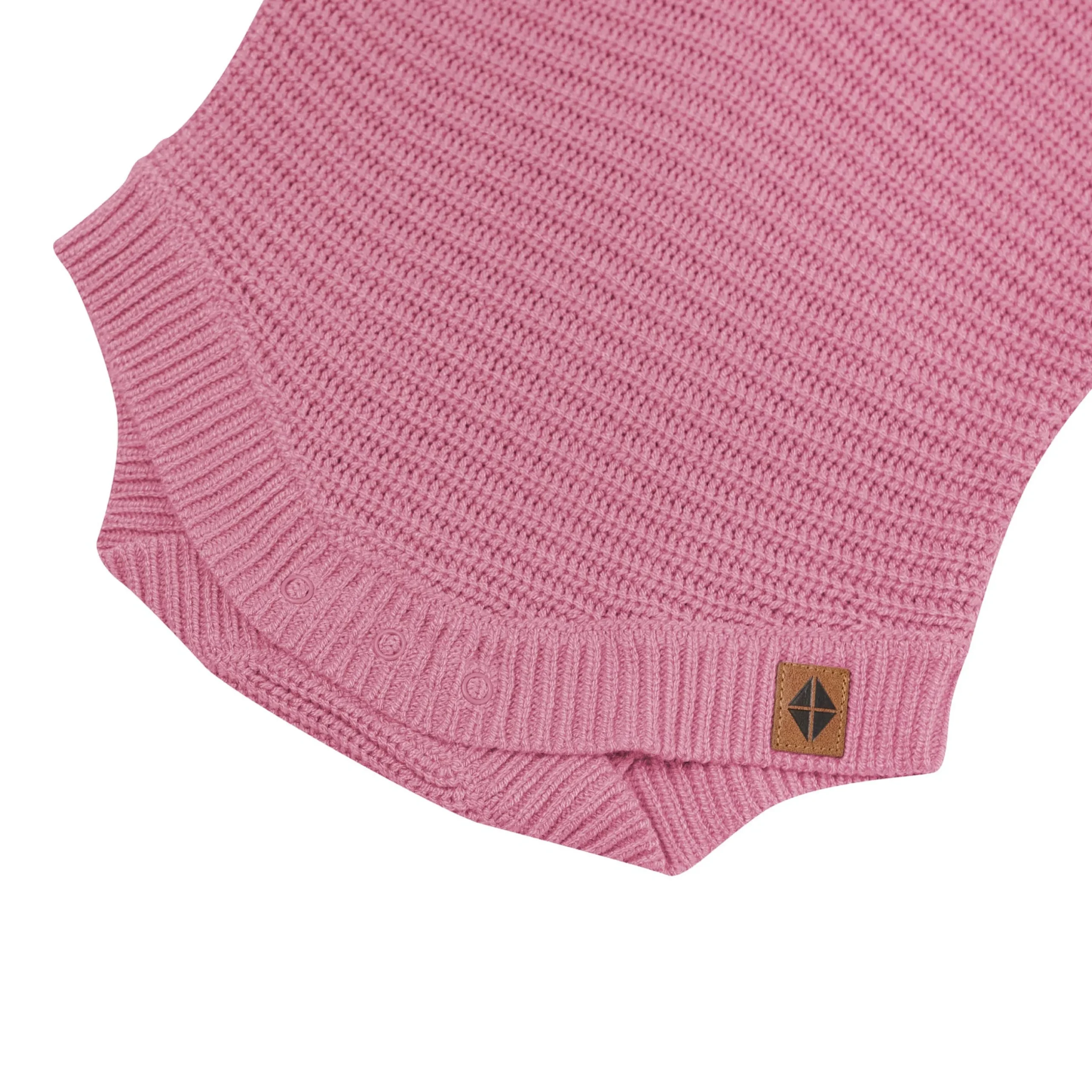 Hot Kyte Baby Chunky Knit Romper in Apple Blossom
