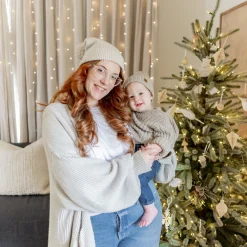 Outlet Kyte Baby Chunky Knit Sweater in Almond