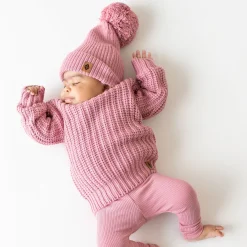 Sale Kyte Baby Chunky Knit Sweater in Apple Blossom