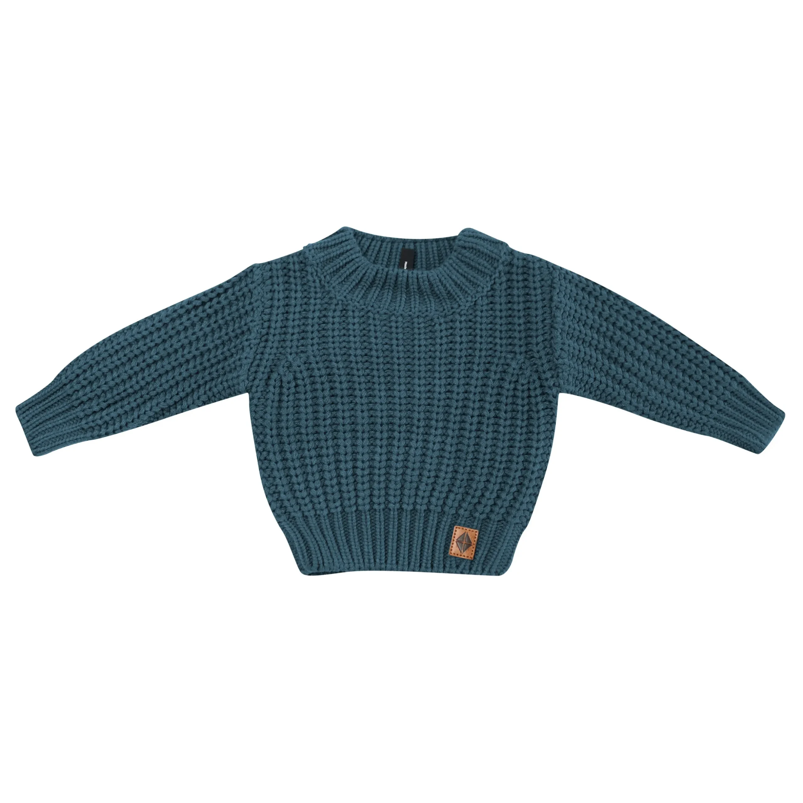 Kyte Baby Chunky Knit Sweater in Atlantic