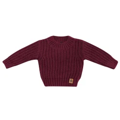 Sale Kyte Baby Chunky Knit Sweater in Burgundy