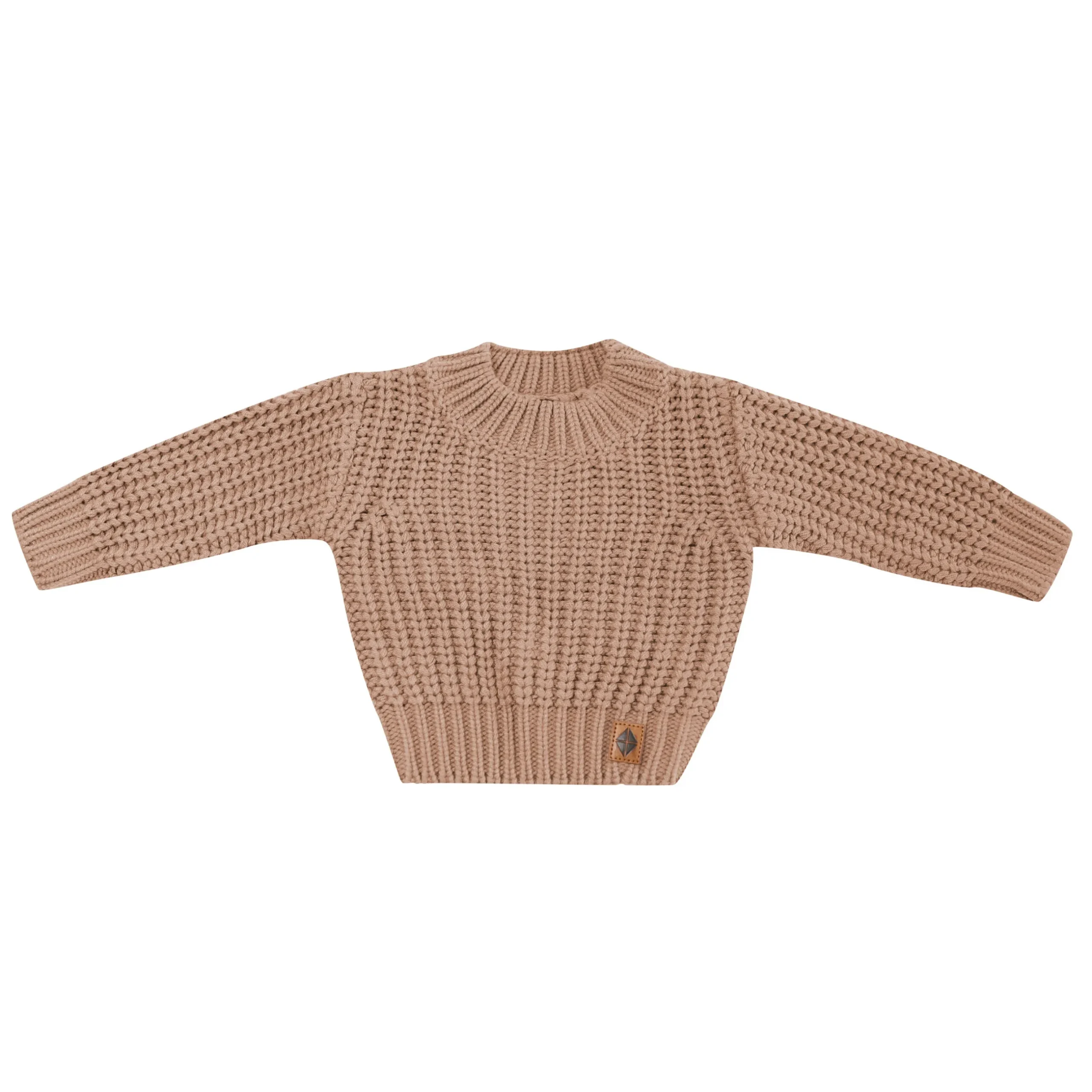 Clearance Kyte Baby Chunky Knit Sweater in Latte