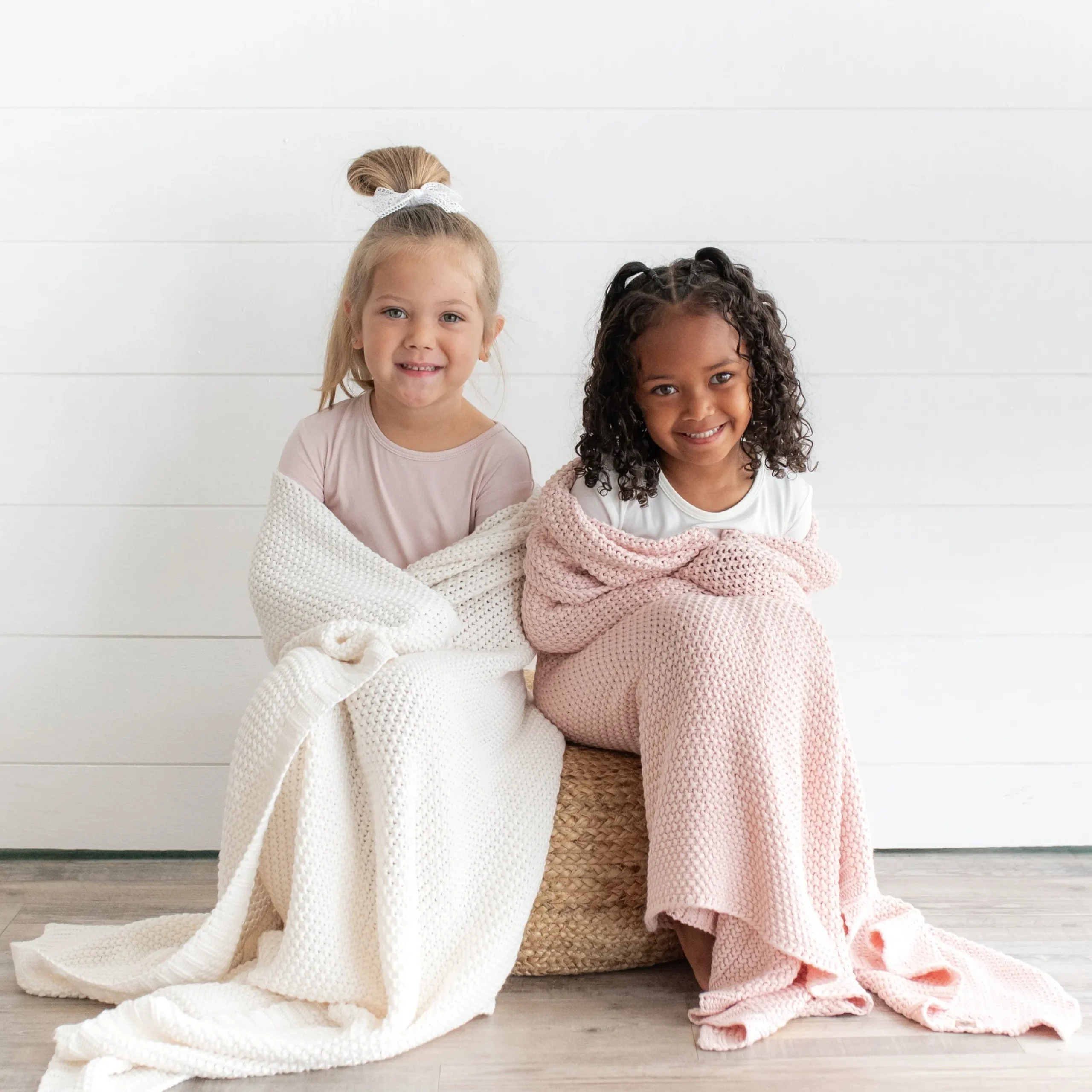 Outlet Kyte Baby Chunky Knit Toddler Blanket in Cloud