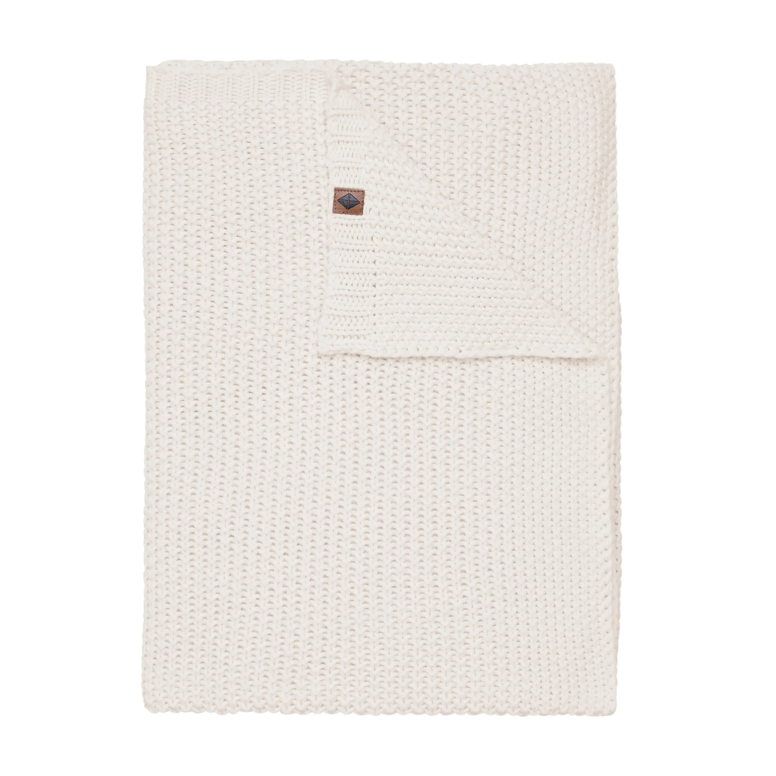 Hot Kyte Baby Chunky Knit Toddler Blanket in Oat