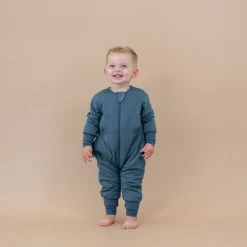 Sale Kyte Baby Cozy Playsuit in Atlantic