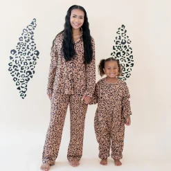 Best Kyte Baby Cozy Playsuit in Latte Leopard