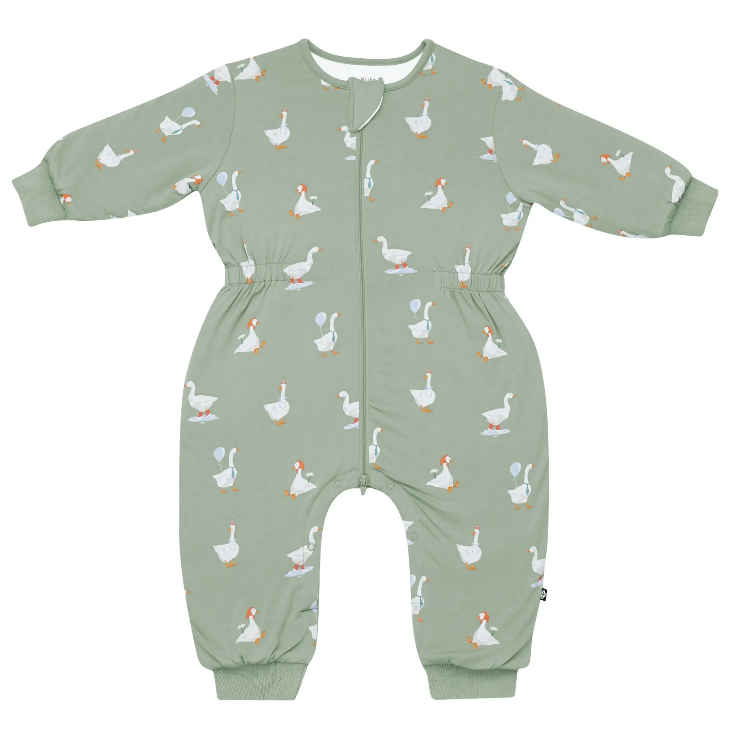 Clearance Kyte Baby Cozy Playsuit in Silly Goose