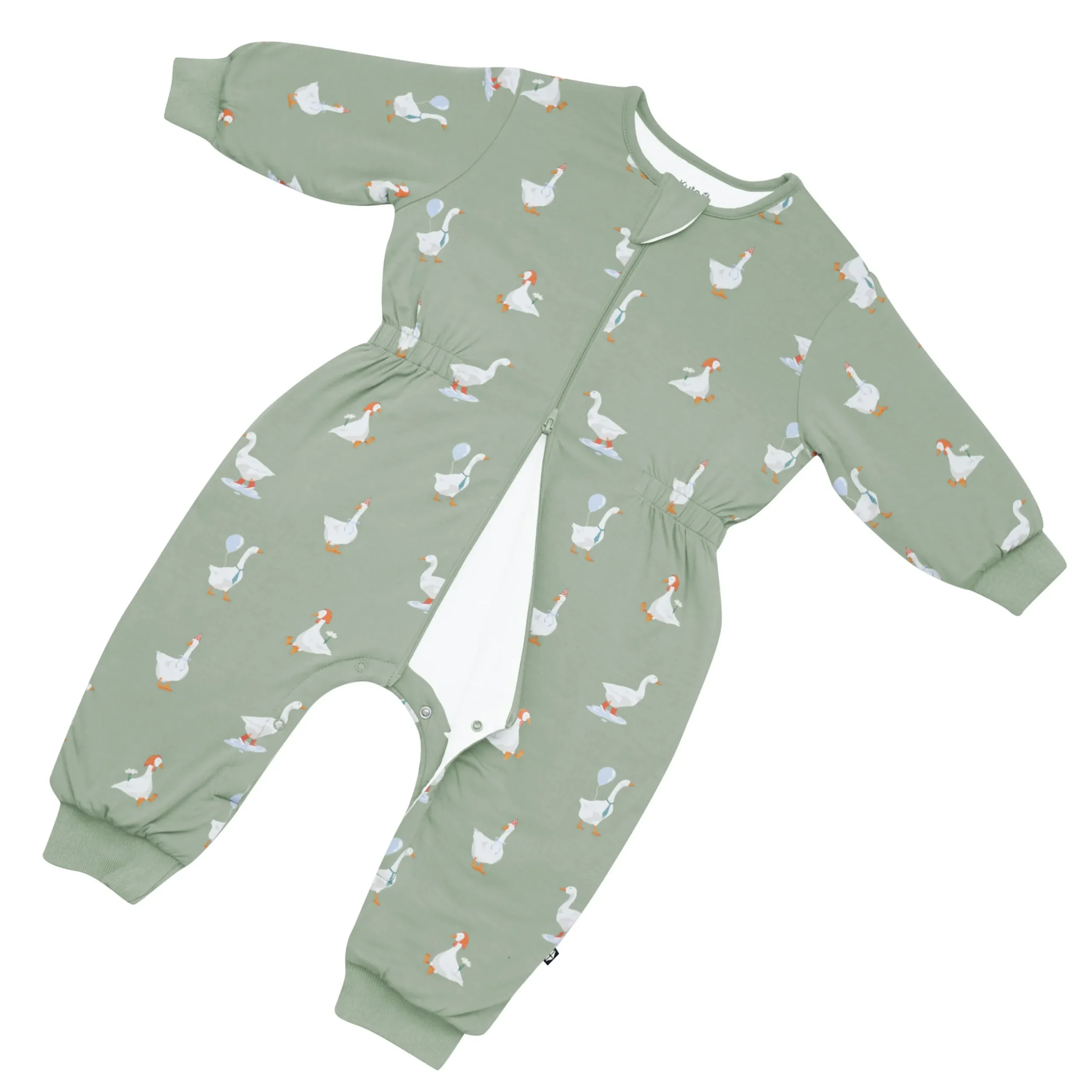 Clearance Kyte Baby Cozy Playsuit in Silly Goose