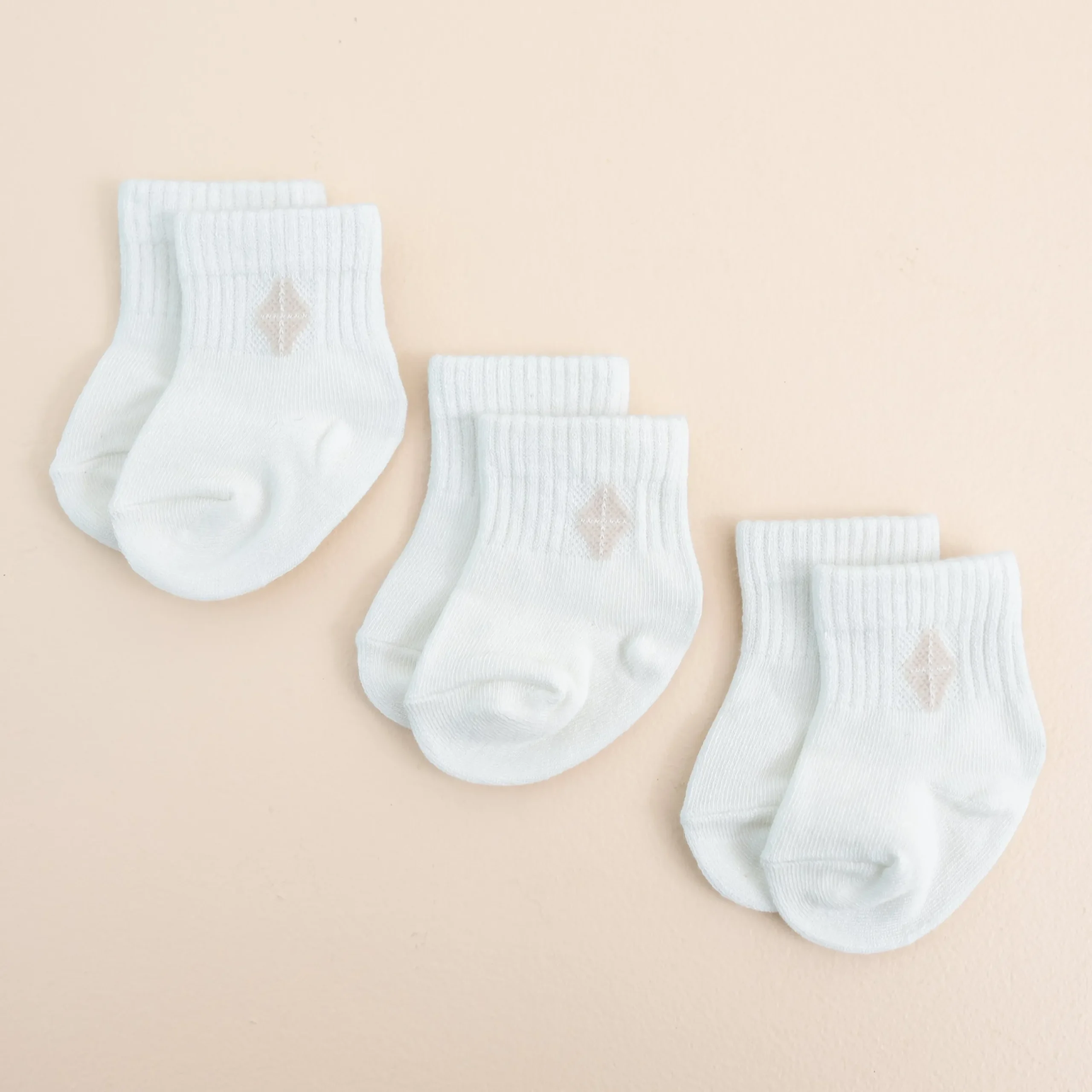 Online Kyte Baby Crew Socks Combo 3-Pack in Cloud