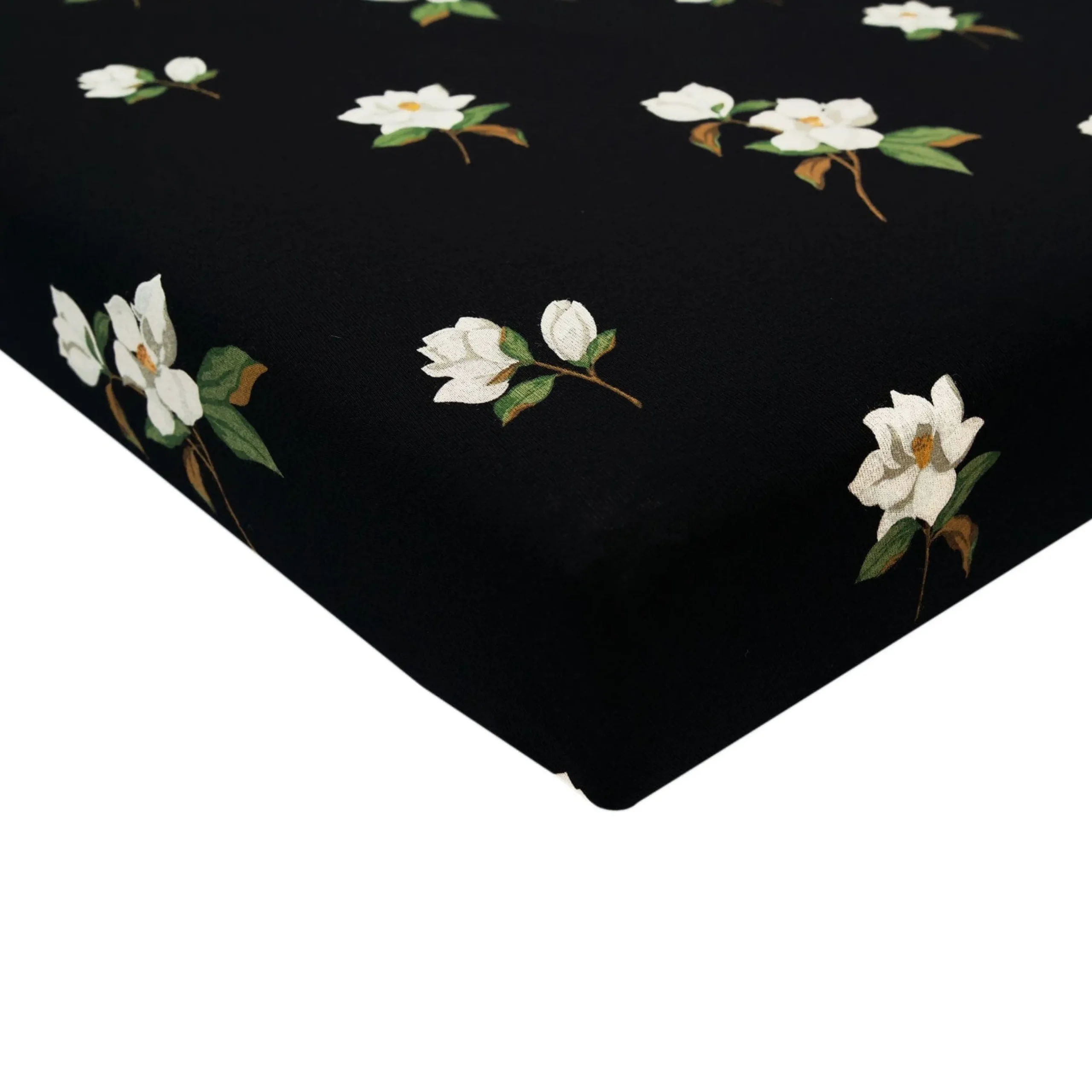 Hot Kyte Baby Crib Sheet in Big Midnight Magnolia