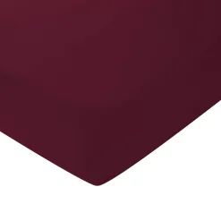 Hot Kyte Baby Crib Sheet in Burgundy